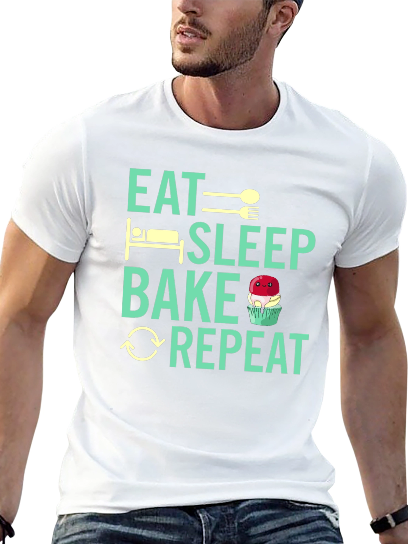 Eat Sleep Bake Repeat T-Shirt