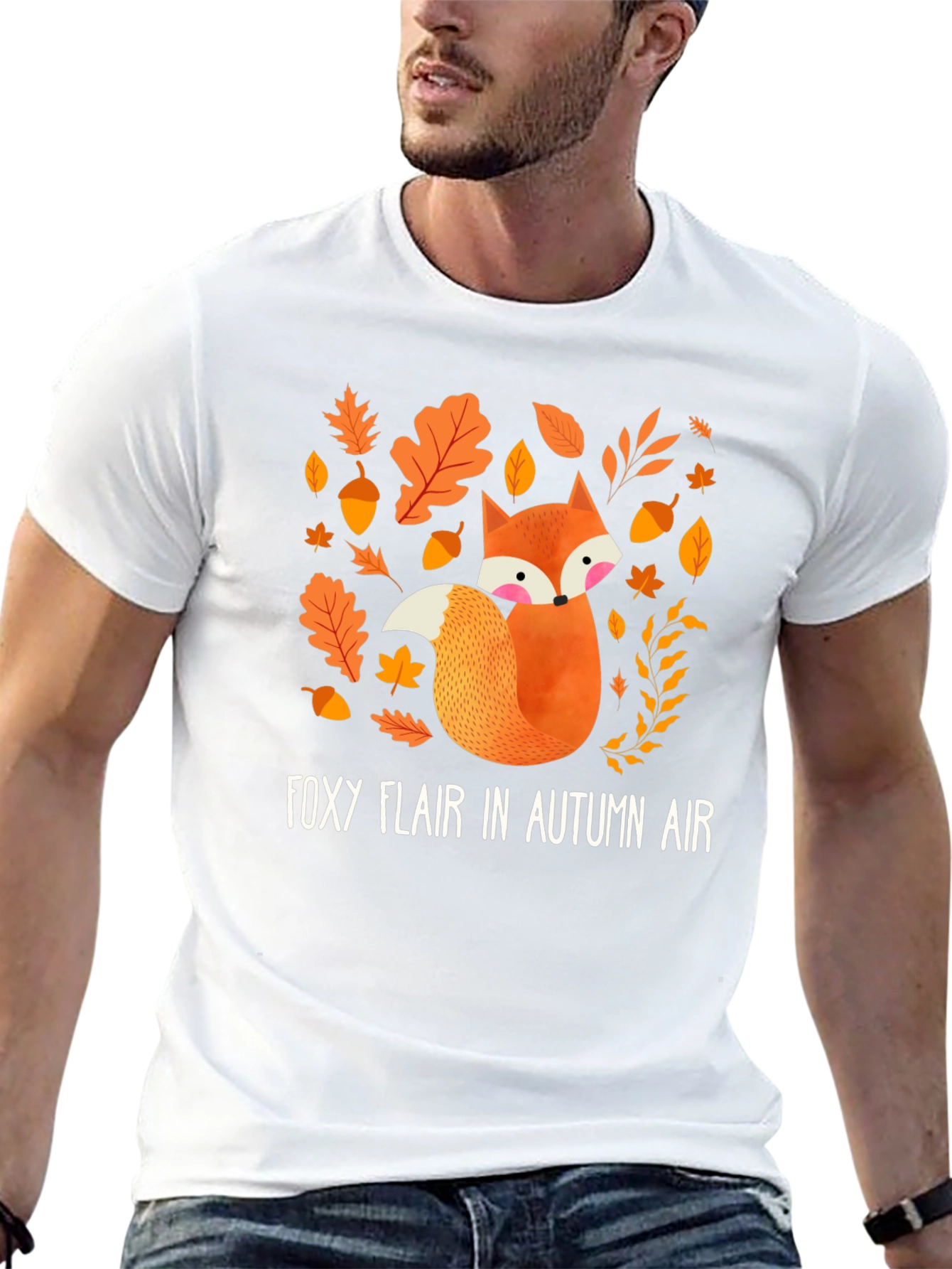 Foxy Flair in Autumn Air T-Shirt