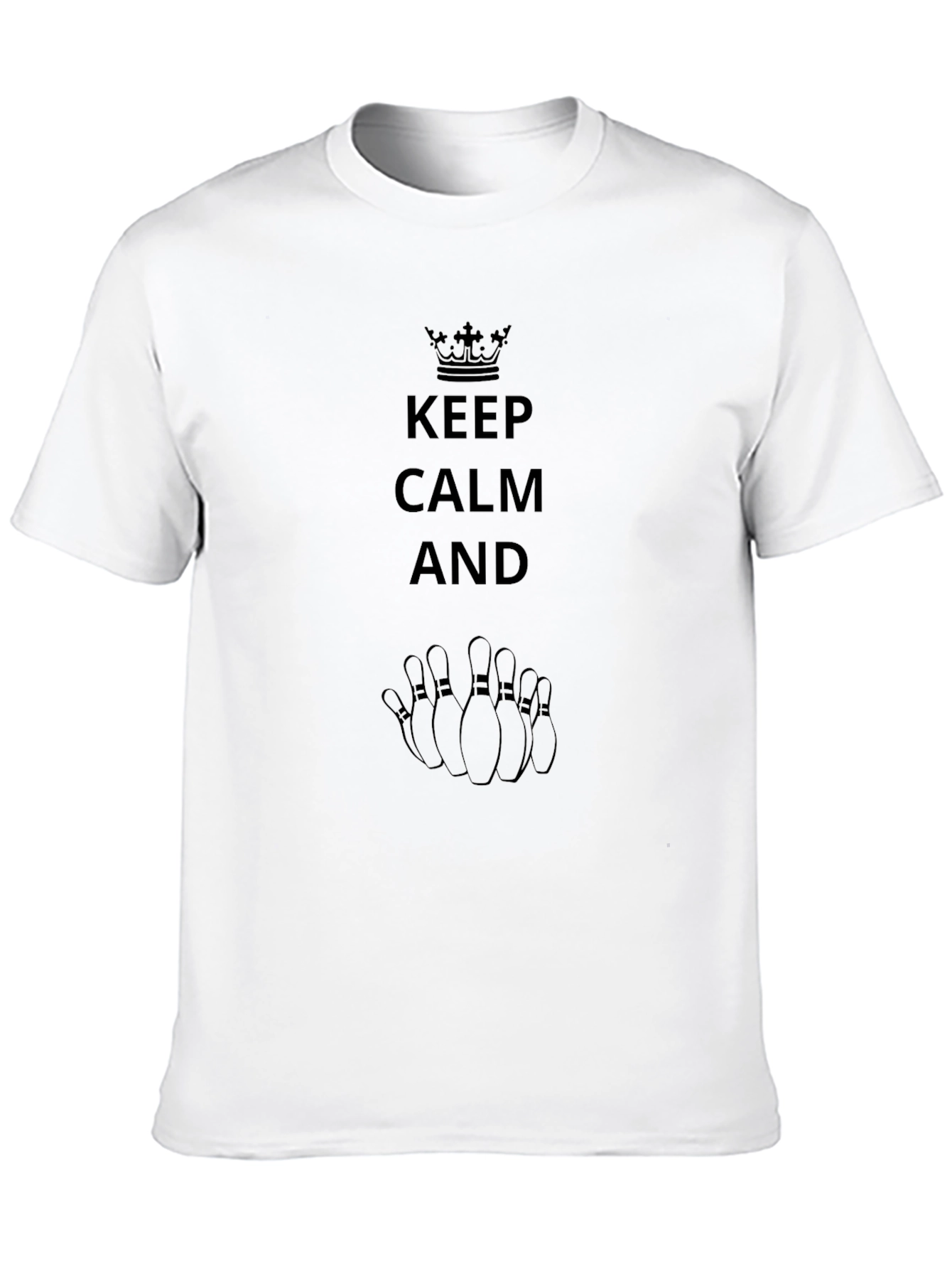 Keep Calm & Bowl On Graphic Tee