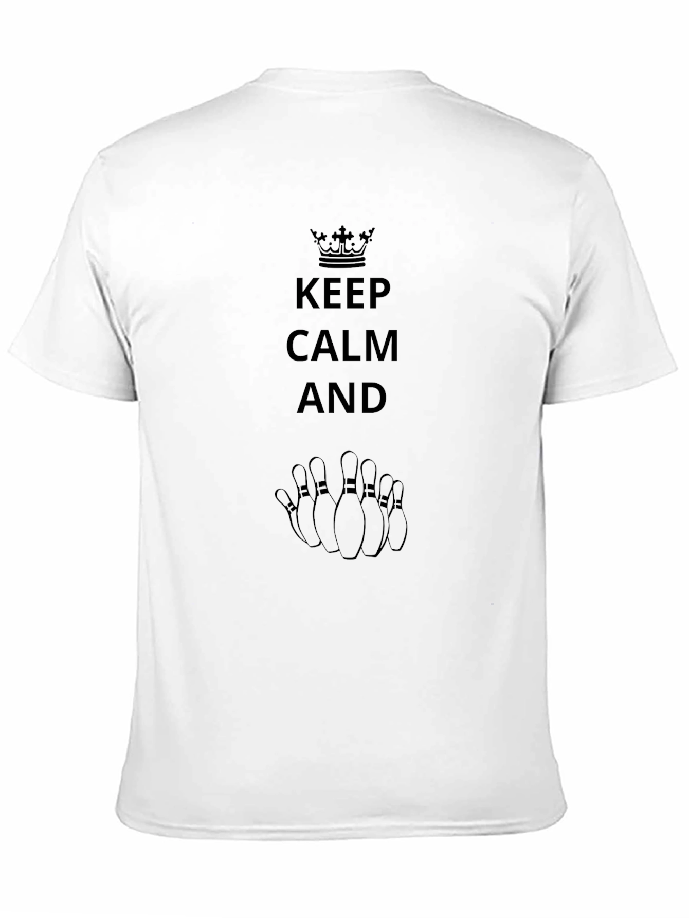 Keep Calm & Bowl On Graphic Tee
