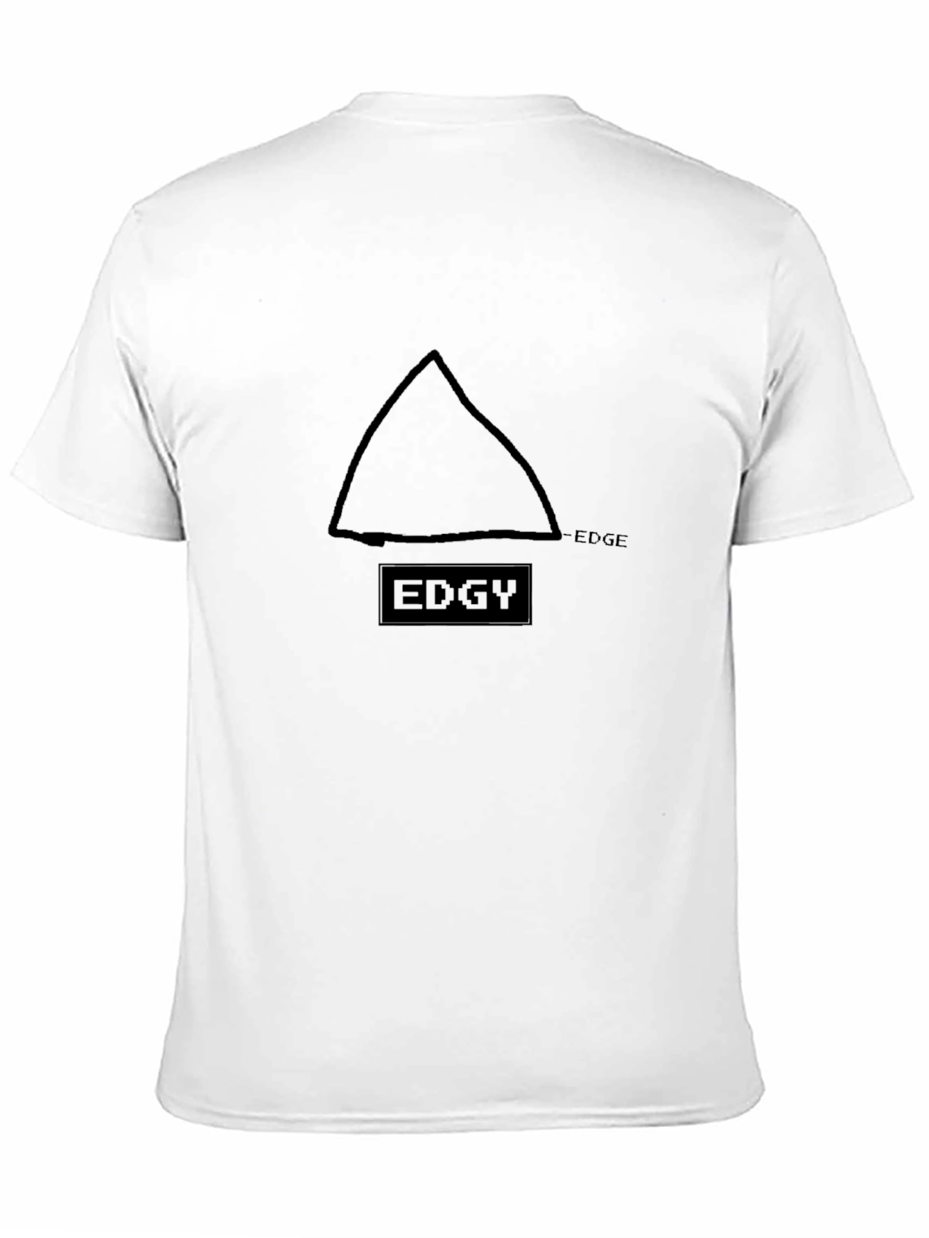 Edgy Graphic T-Shirt - Black Casual Tee