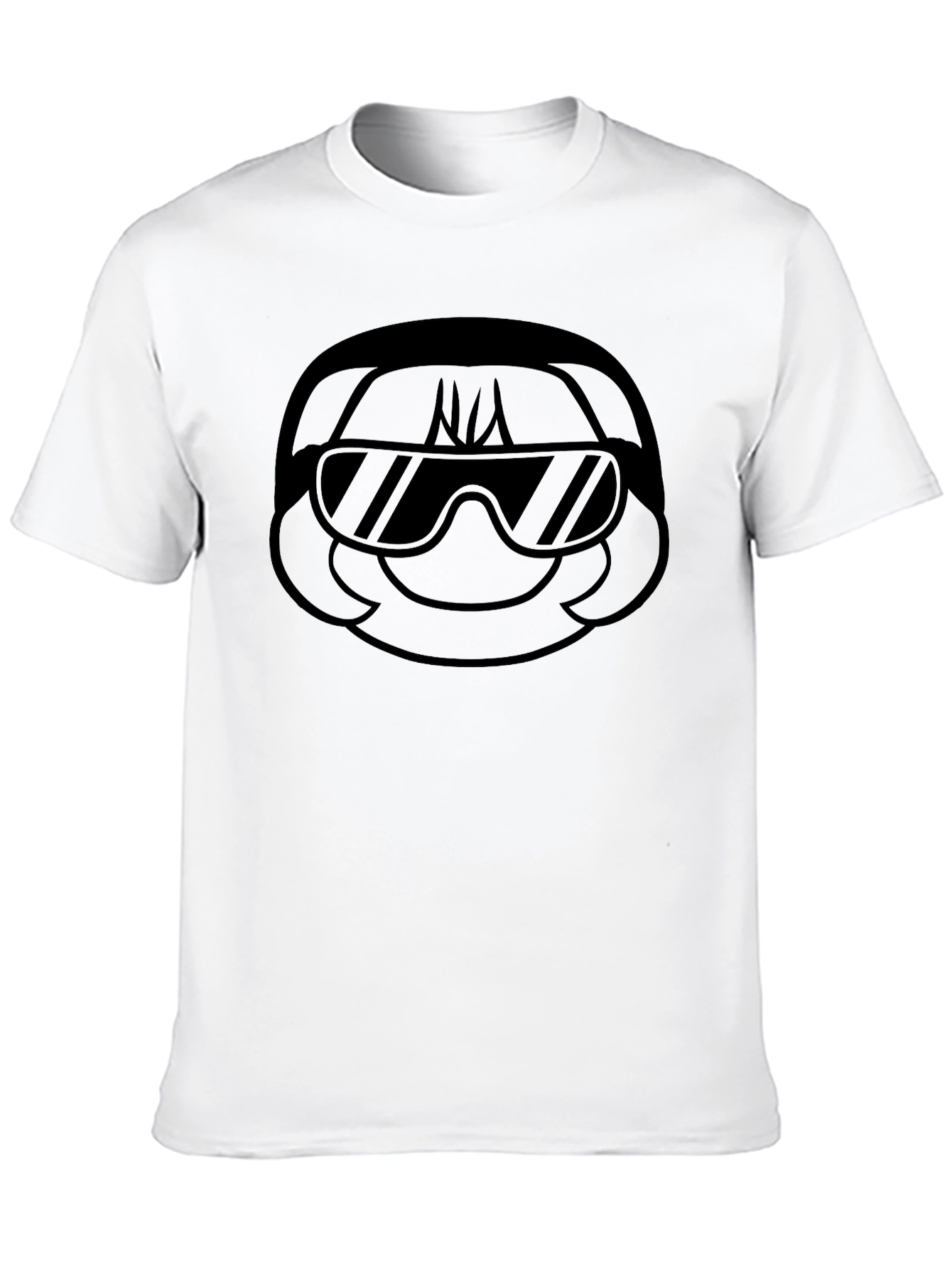 Cool Character Graphic Black T-Shirt