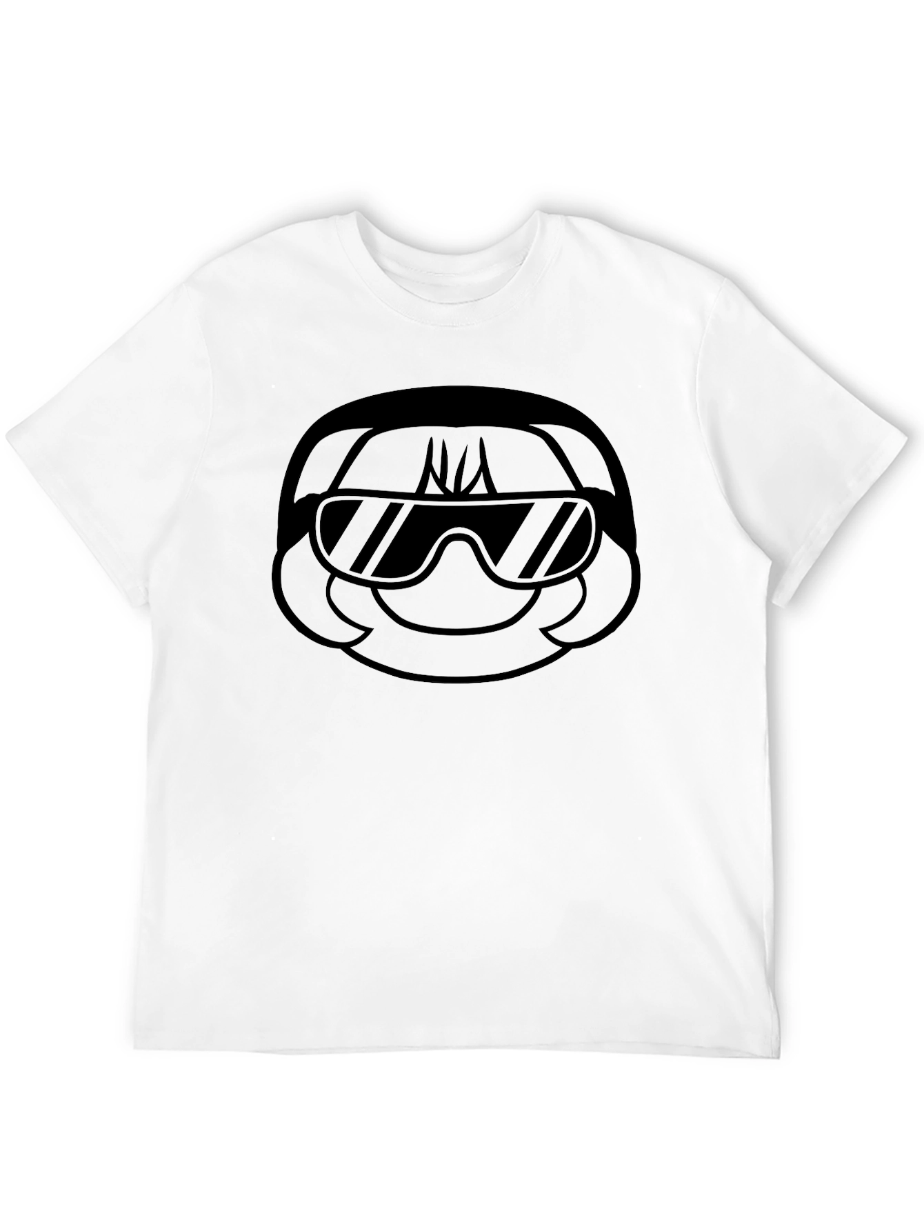 Cool Character Graphic Black T-Shirt