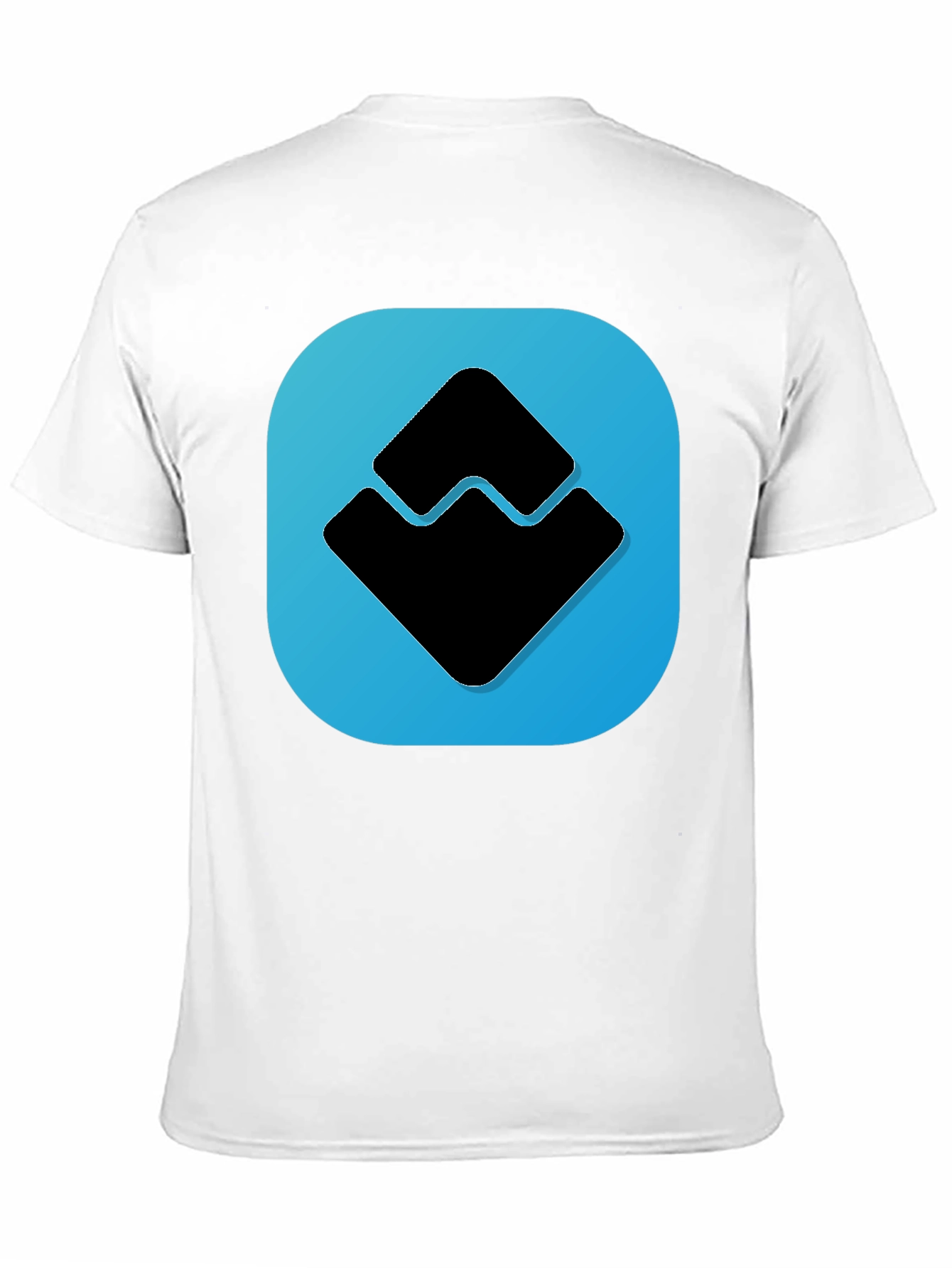 Abstract Graphic Tee - Black Casual Shirt