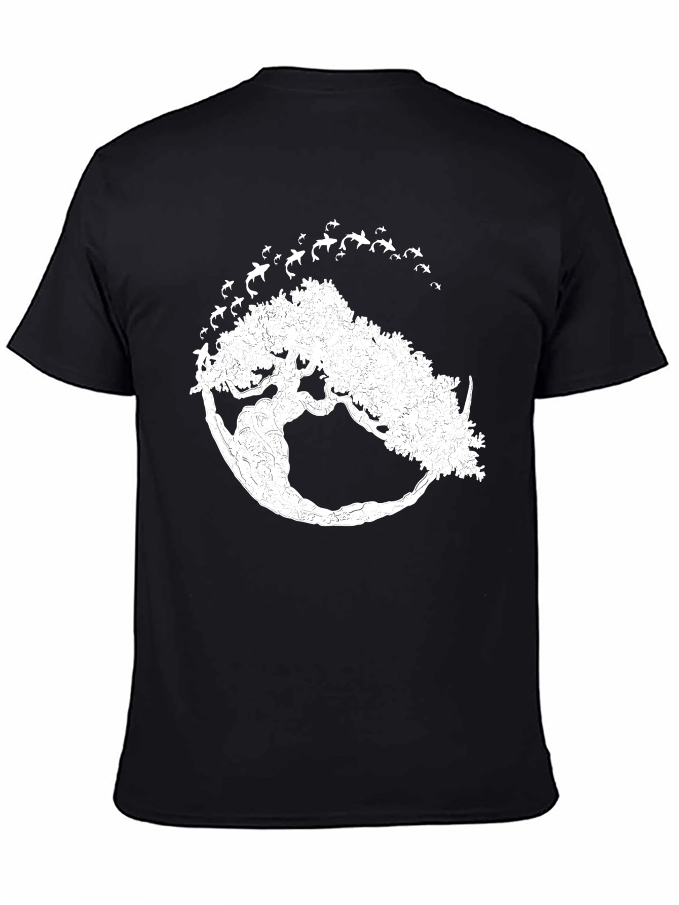 Natures Embrace: Tree & Birds Graphic Tee