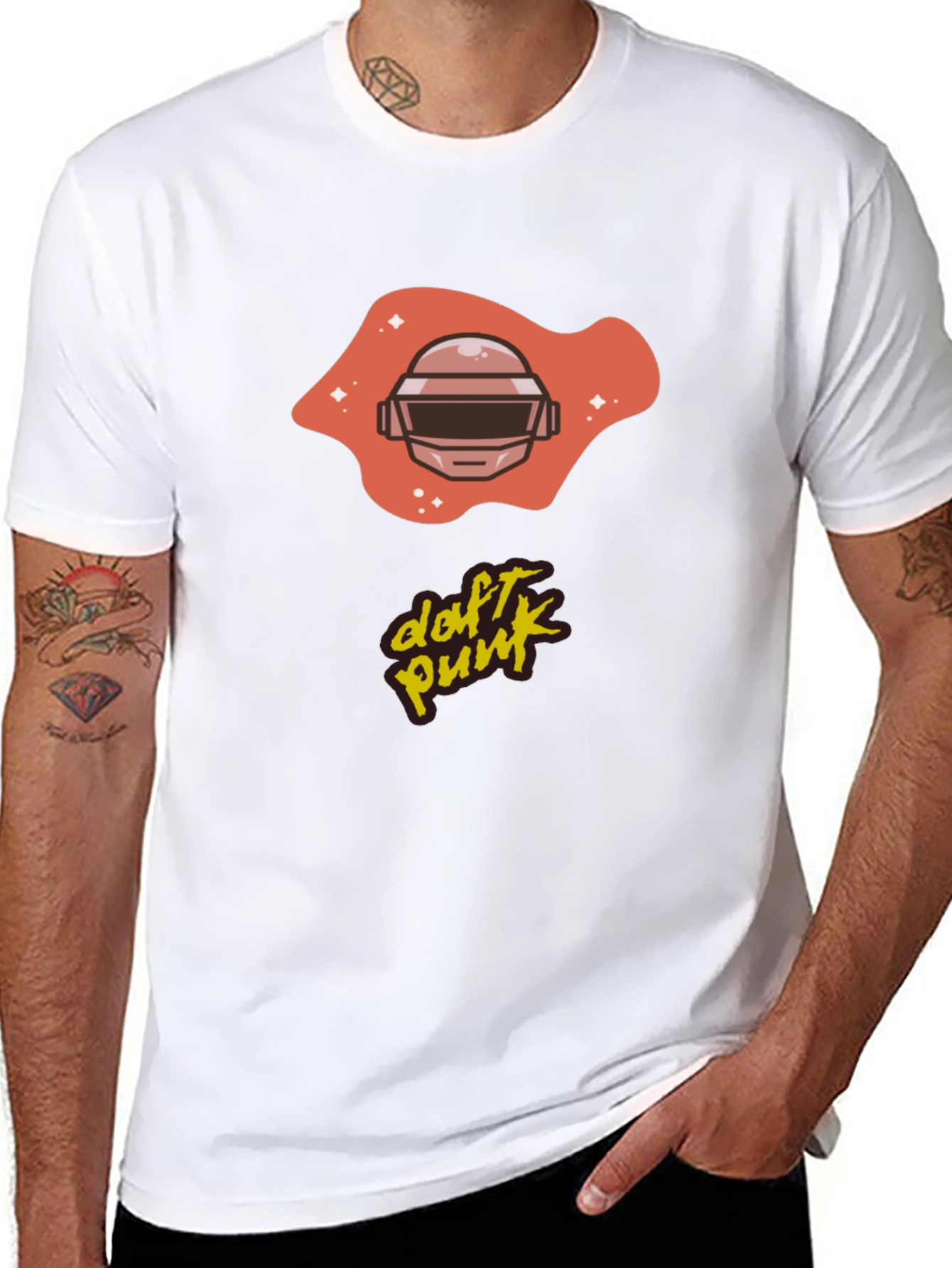 Daft Punk Graphic T-Shirt - Music Fan Apparel