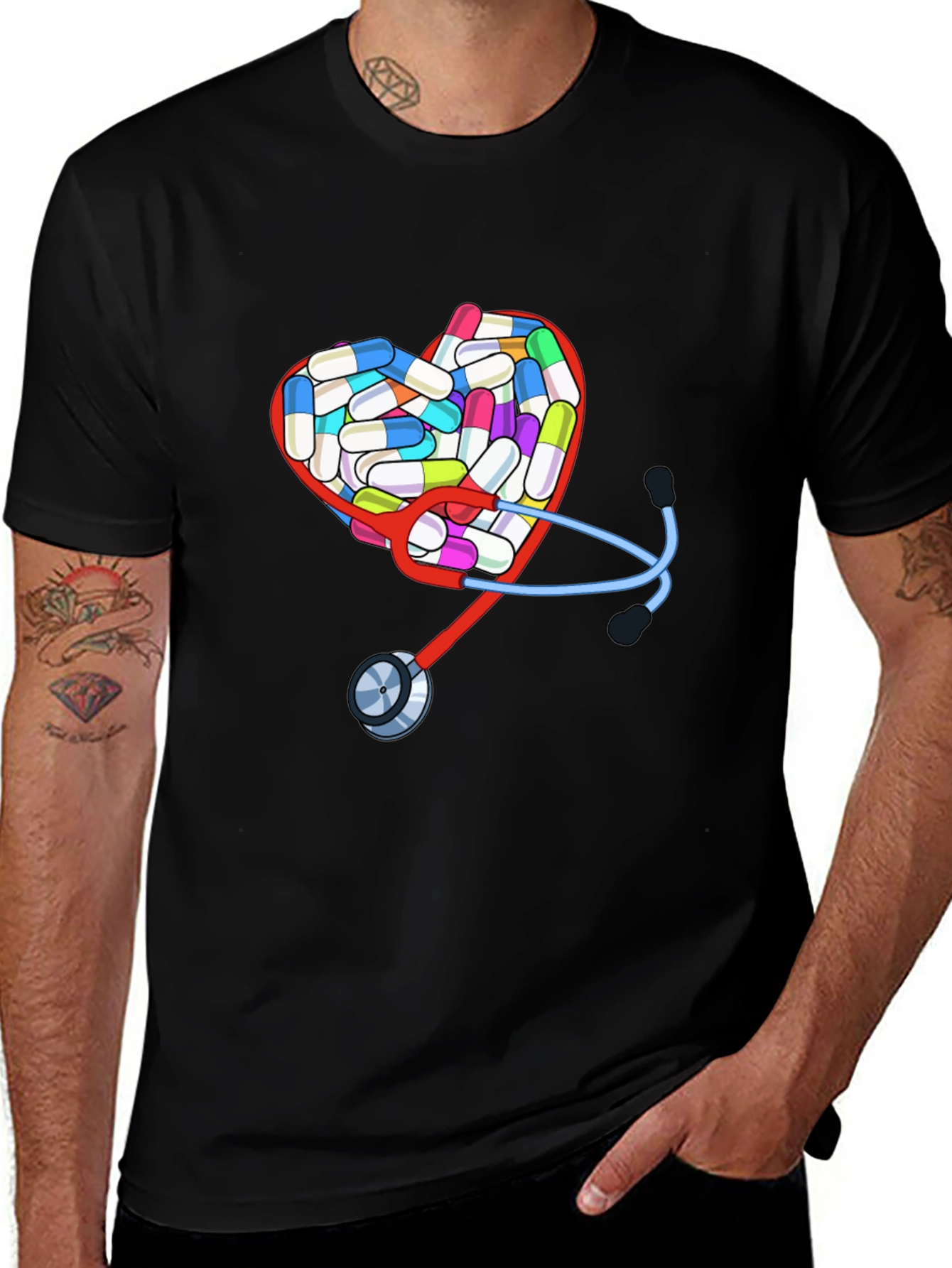 Heart of Medicine Graphic T-Shirt