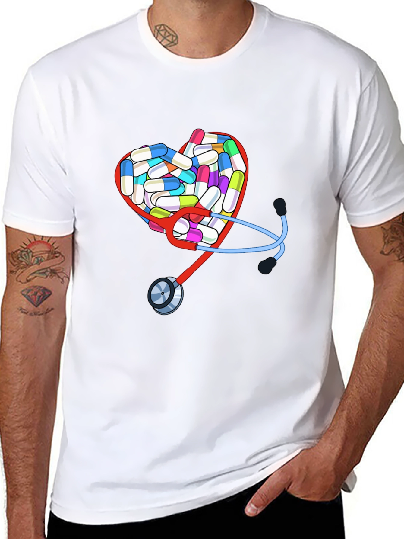 Heart of Medicine Graphic T-Shirt
