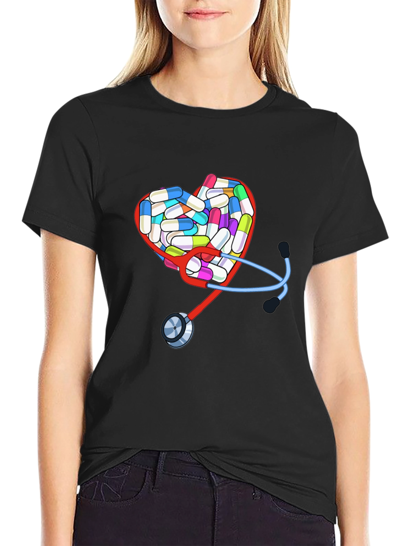 Heart of Medicine Graphic T-Shirt