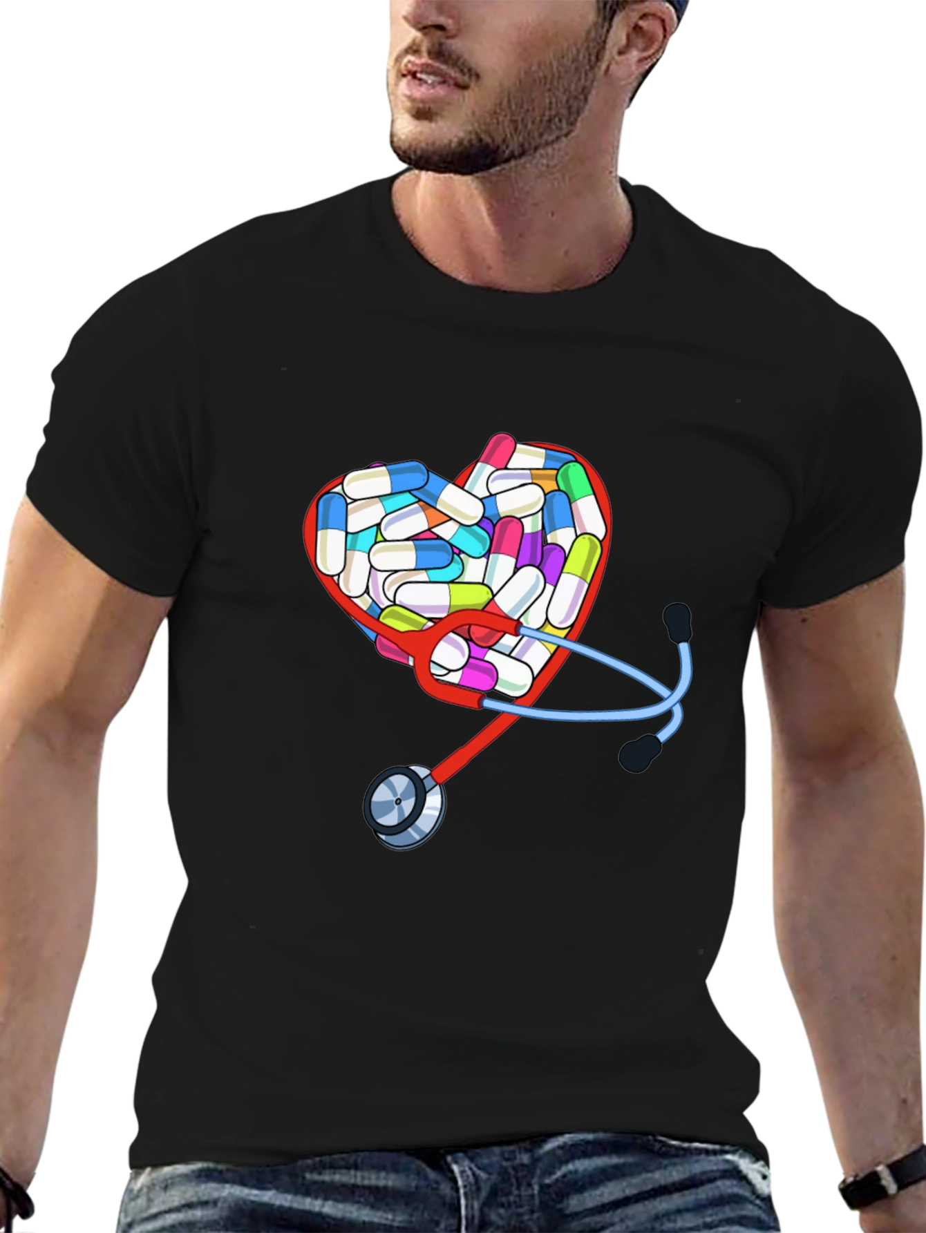 Heart of Medicine Graphic T-Shirt