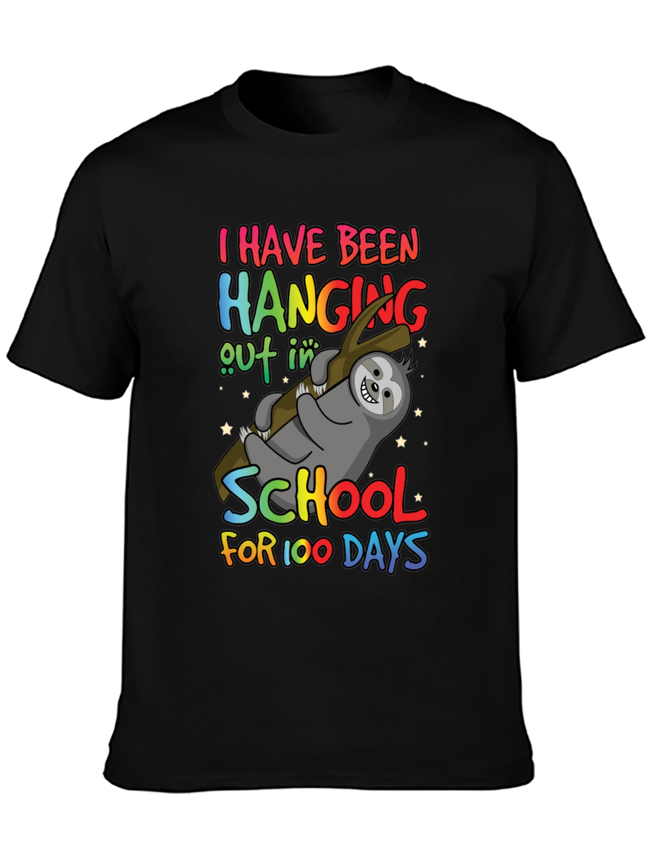 100 Days of School Sloth T-Shirt