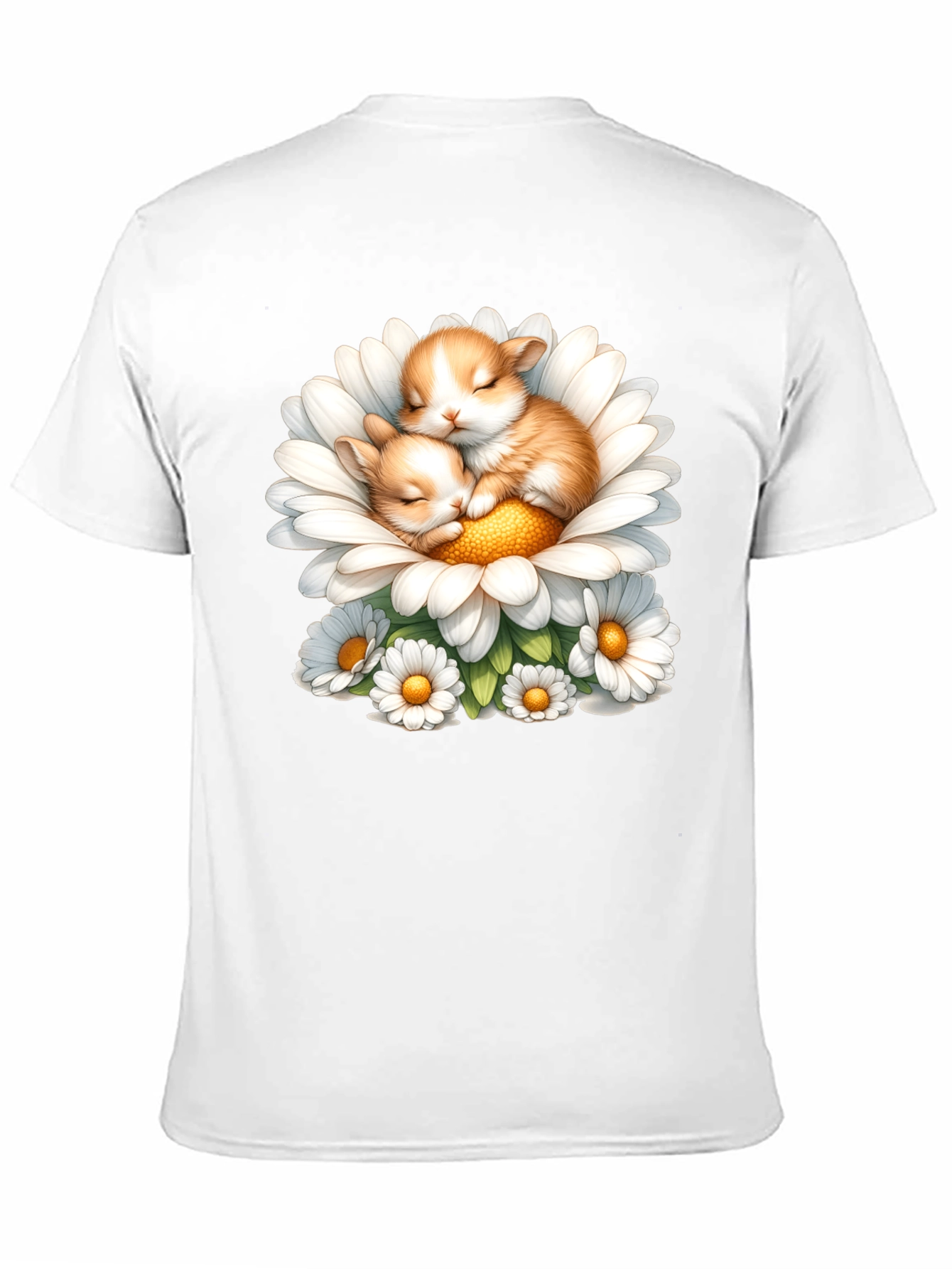 Cute Kittens in Daisy T-Shirt