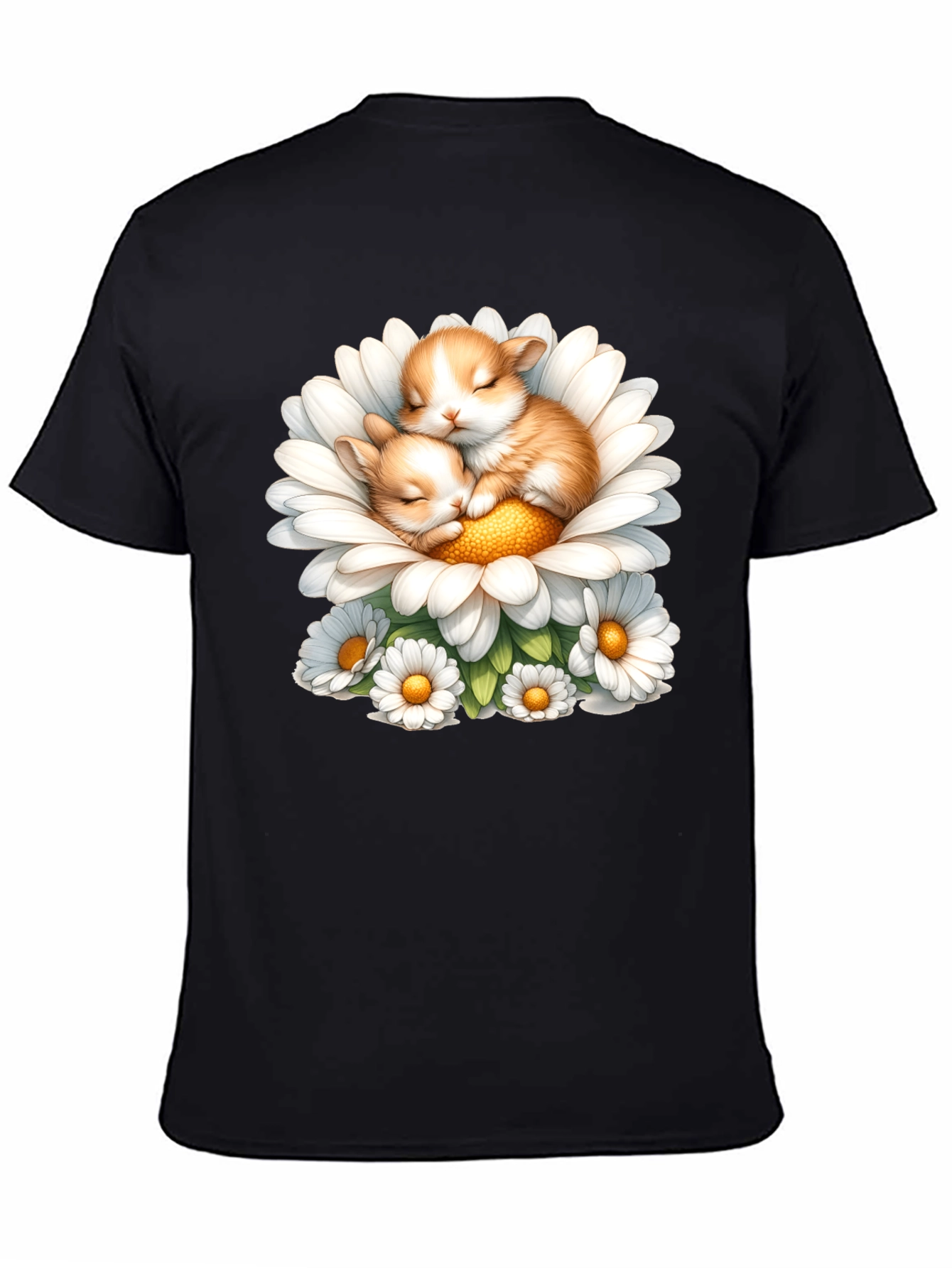 Cute Kittens in Daisy T-Shirt