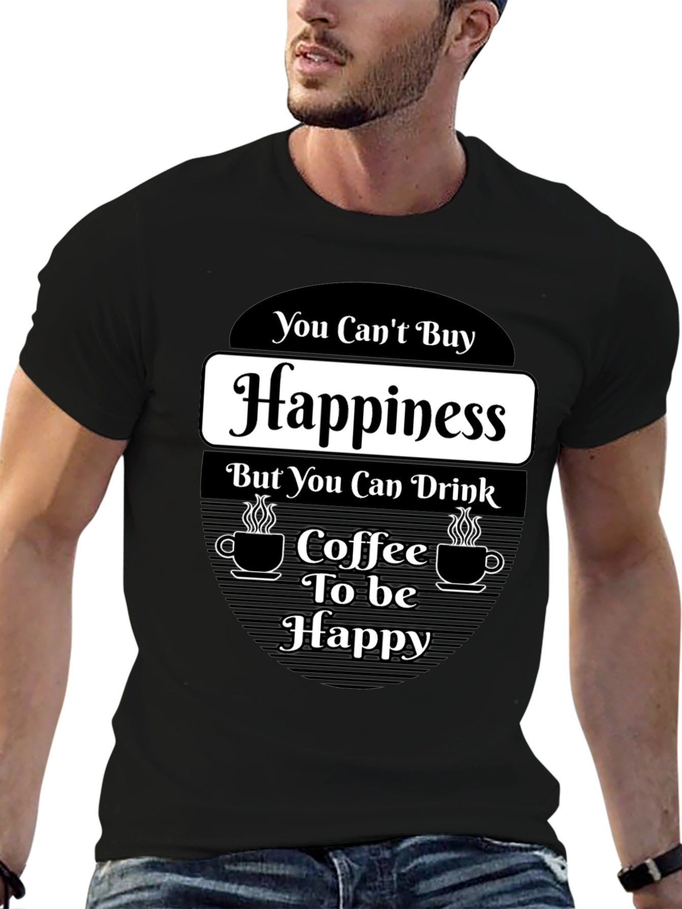 Coffee Makes Me Happy Graphic Tee