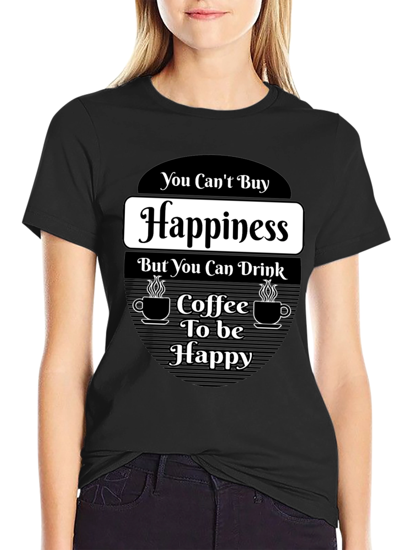 Coffee Makes Me Happy Graphic Tee