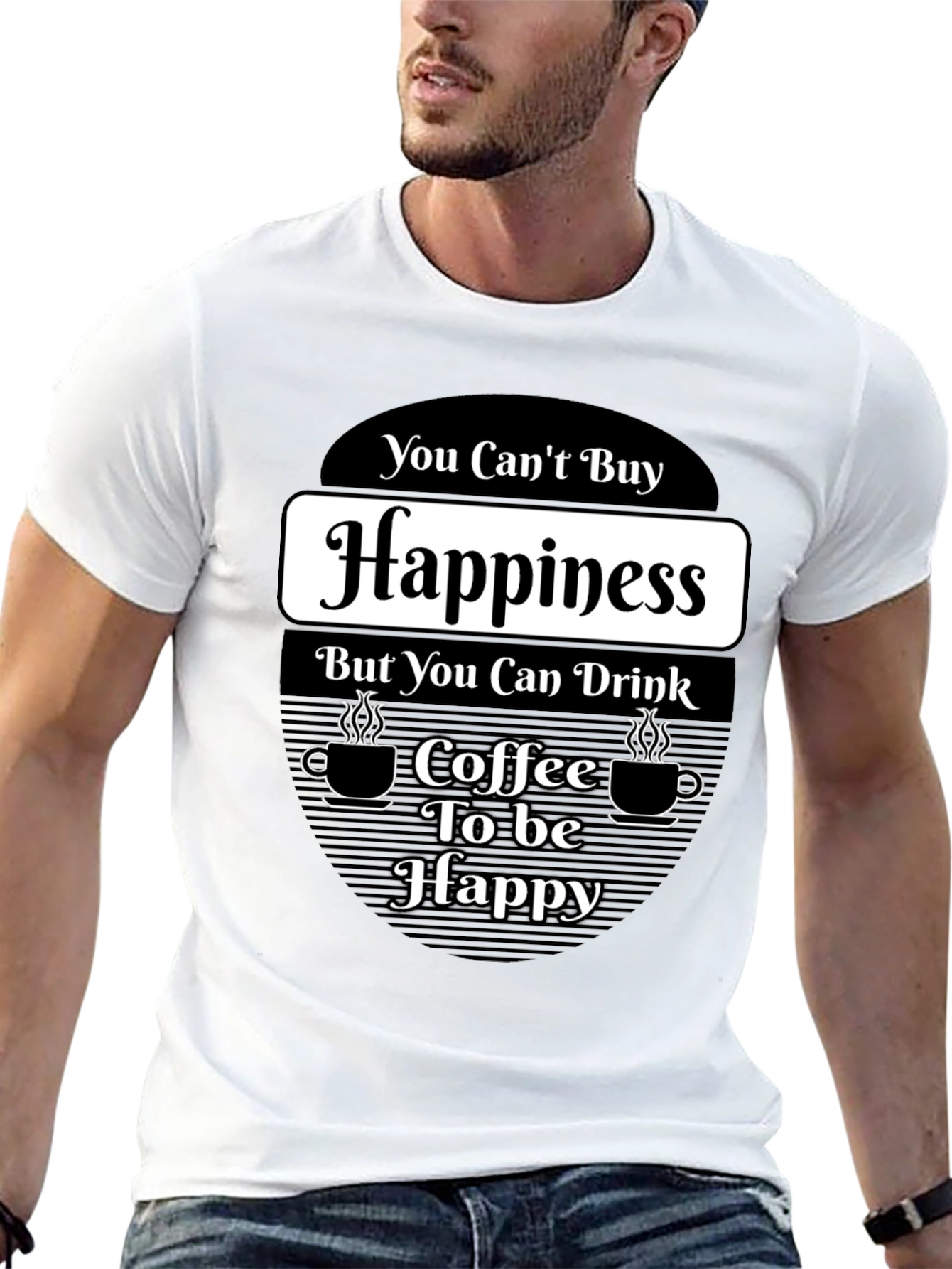 Coffee Makes Me Happy Graphic Tee