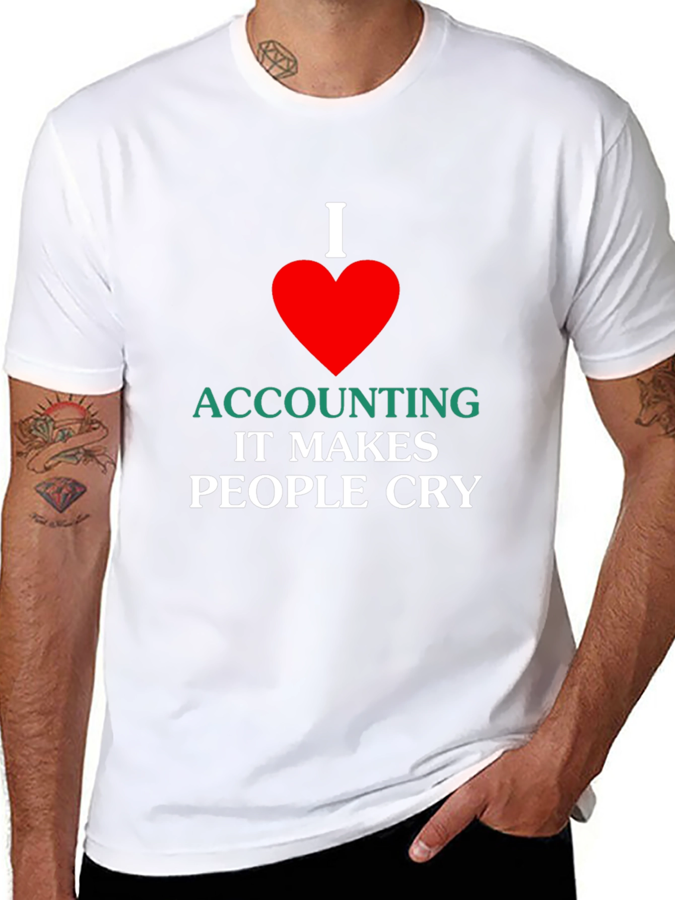 I Love Accounting T-Shirt - Funny Accountant Gift