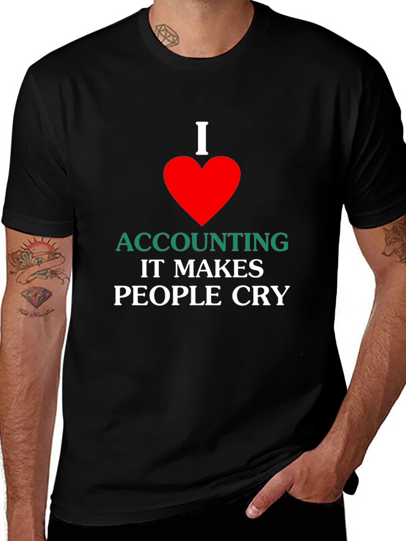 I Love Accounting T-Shirt - Funny Accountant Gift