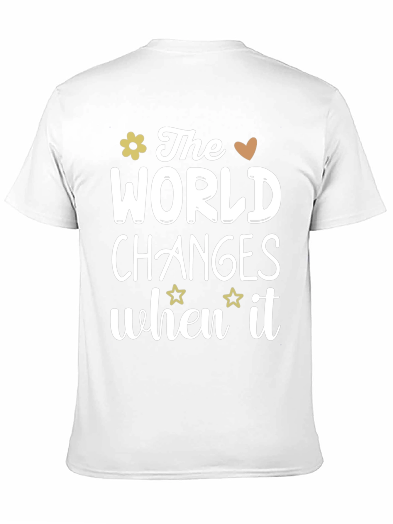 The World Changes Black Graphic Tee