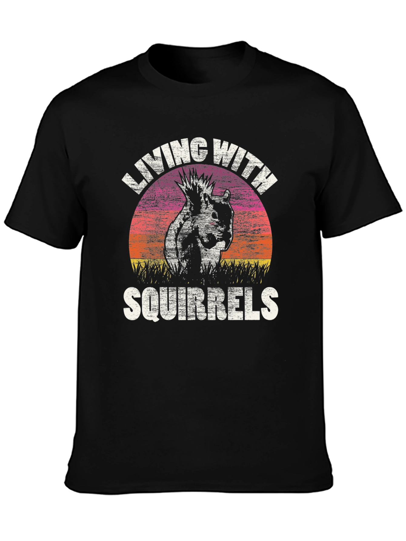 Living With Squirrels Graphic Tee