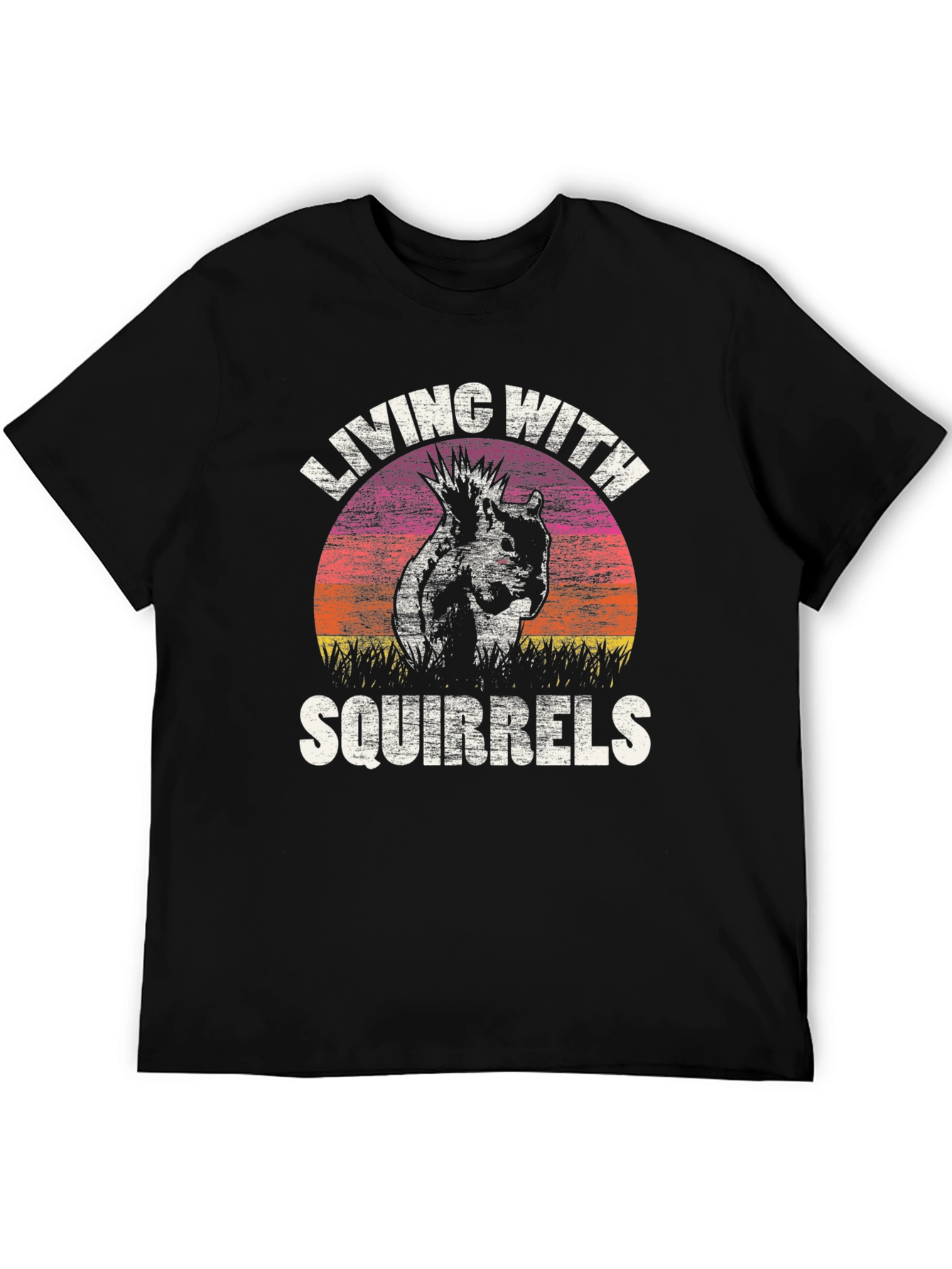 Living With Squirrels Graphic Tee