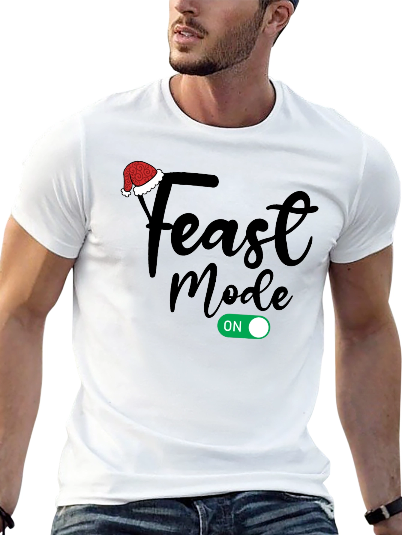 Feast Mode ON Black Holiday T-Shirt