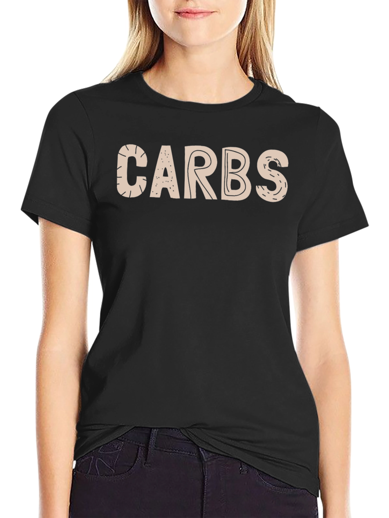 Carbs Graphic T-Shirt -  Unisex Crew Neck Tee