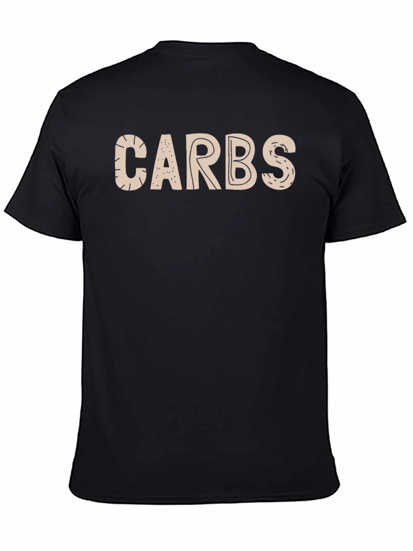 Carbs Graphic T-Shirt -  Unisex Crew Neck Tee
