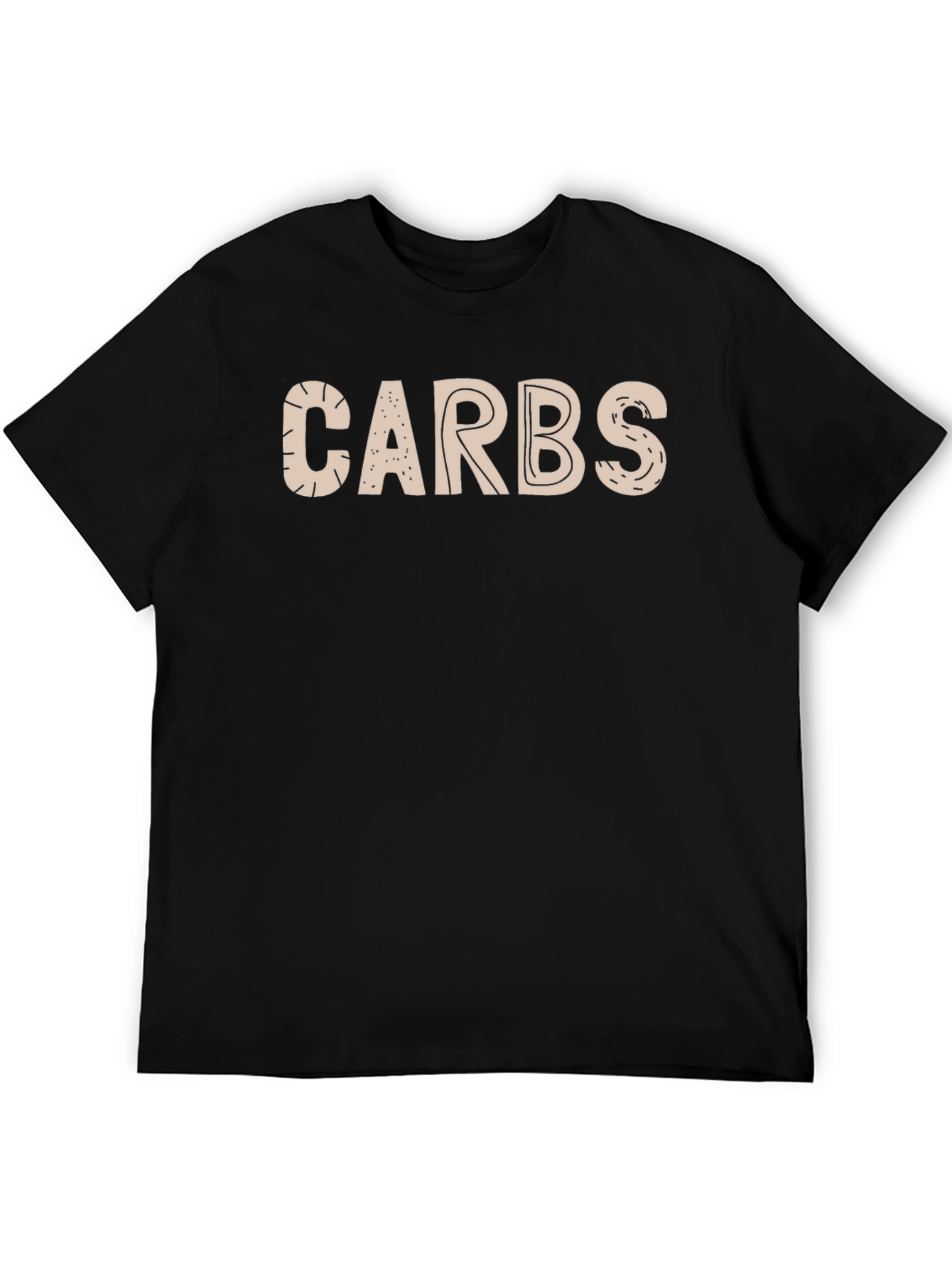 Carbs Graphic T-Shirt -  Unisex Crew Neck Tee