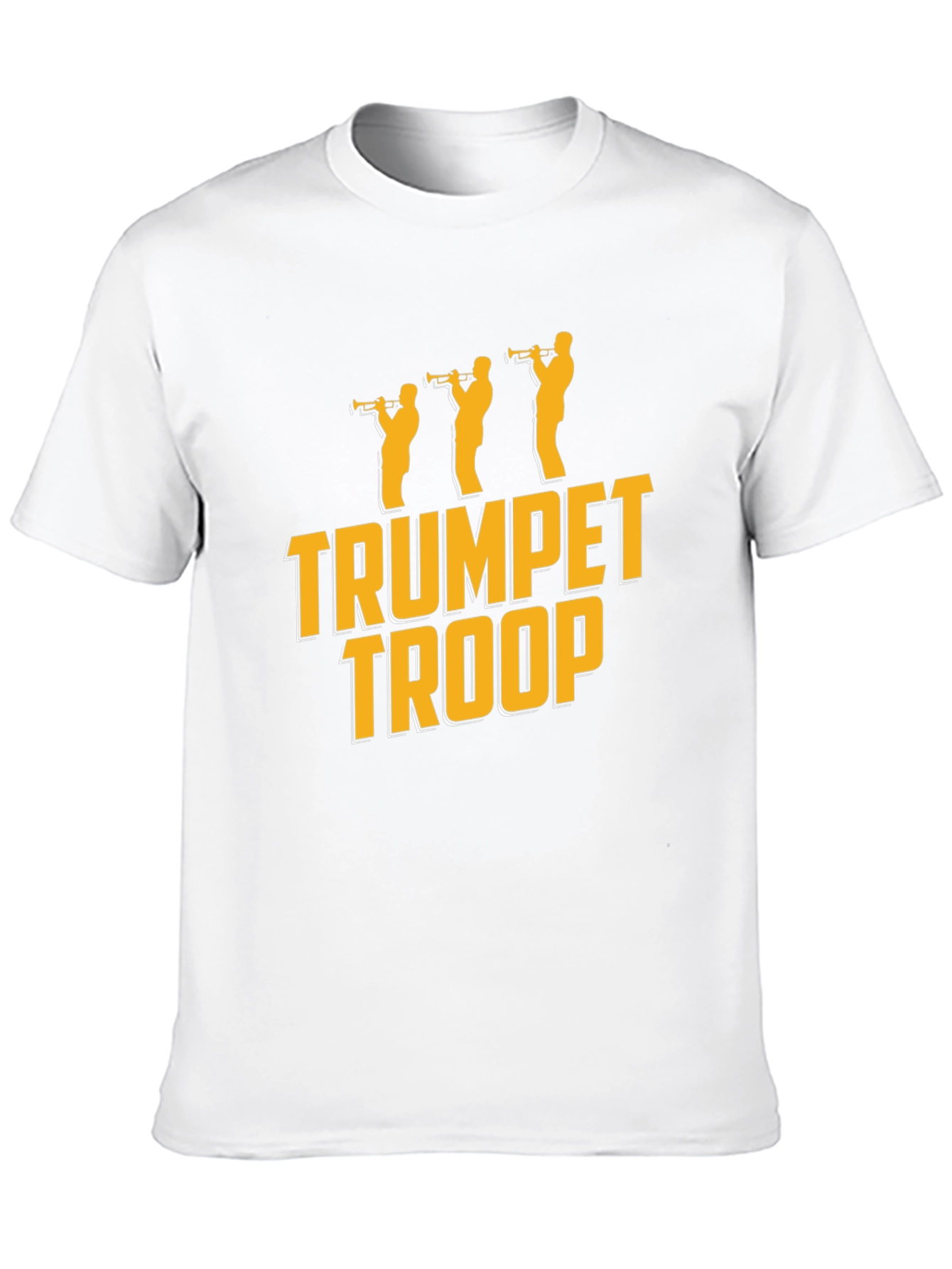 Trumpet Troop Black Graphic T-Shirt