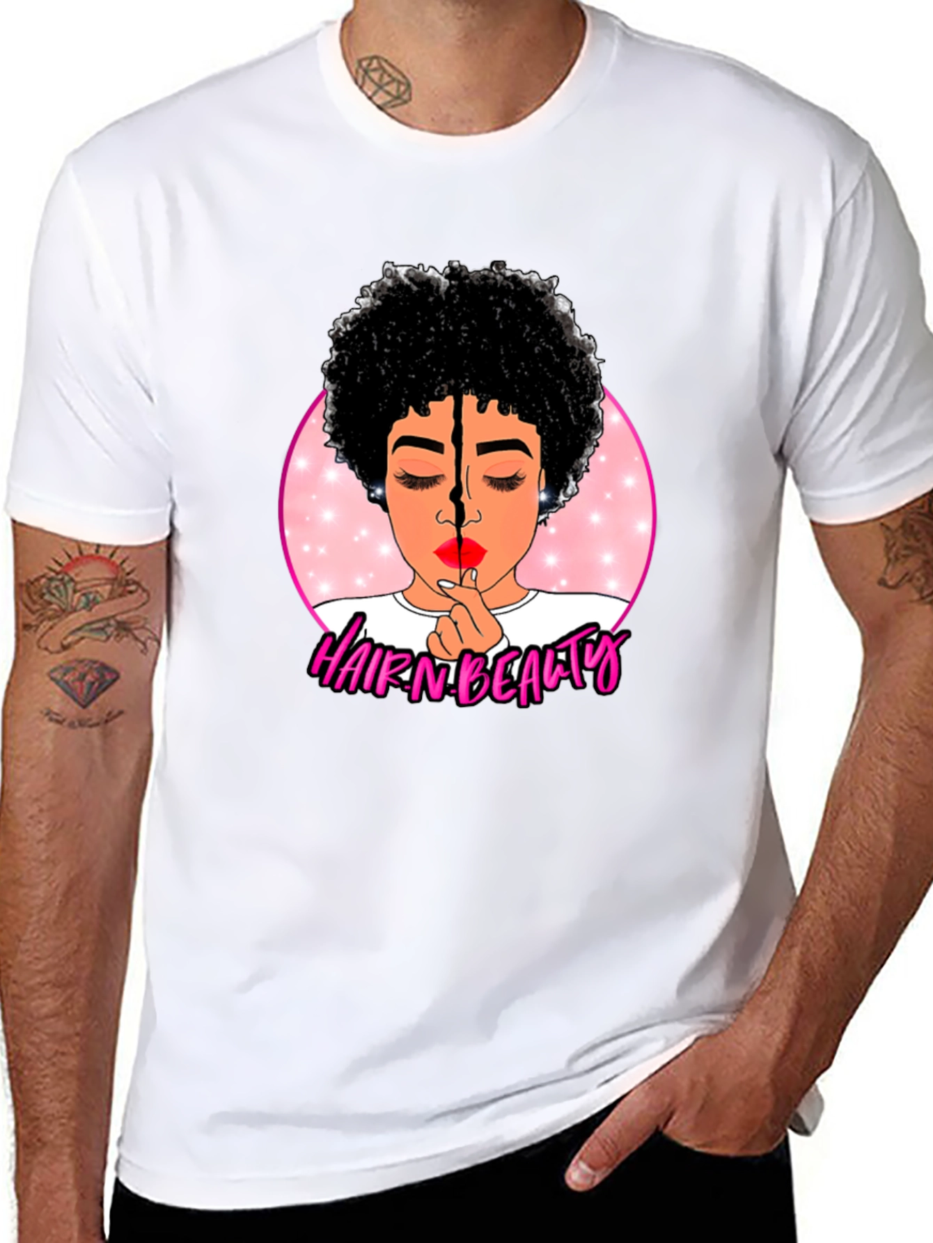 Hair and Beauty Graphic T-Shirt