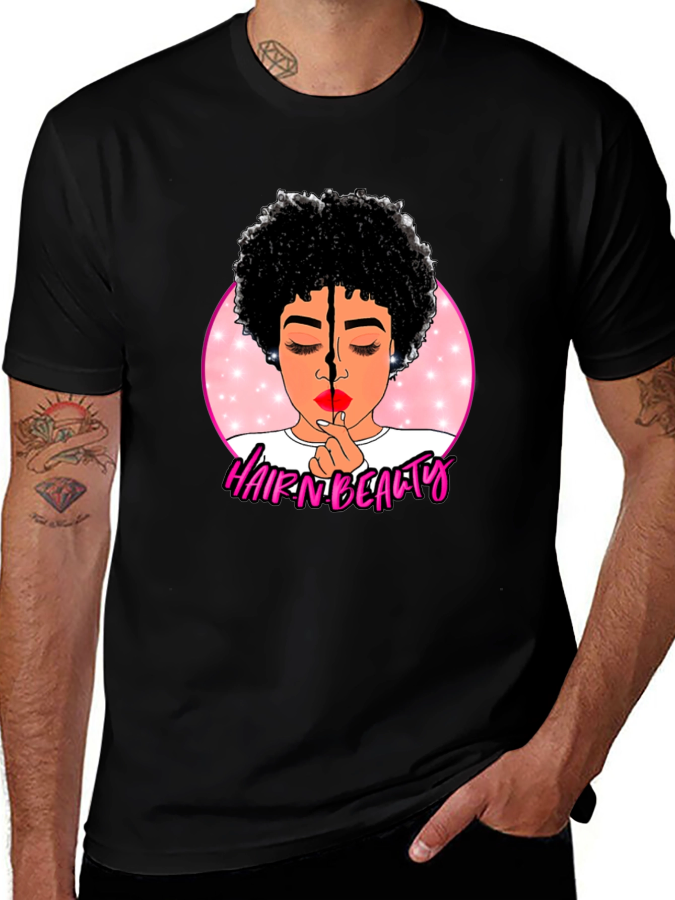Hair and Beauty Graphic T-Shirt