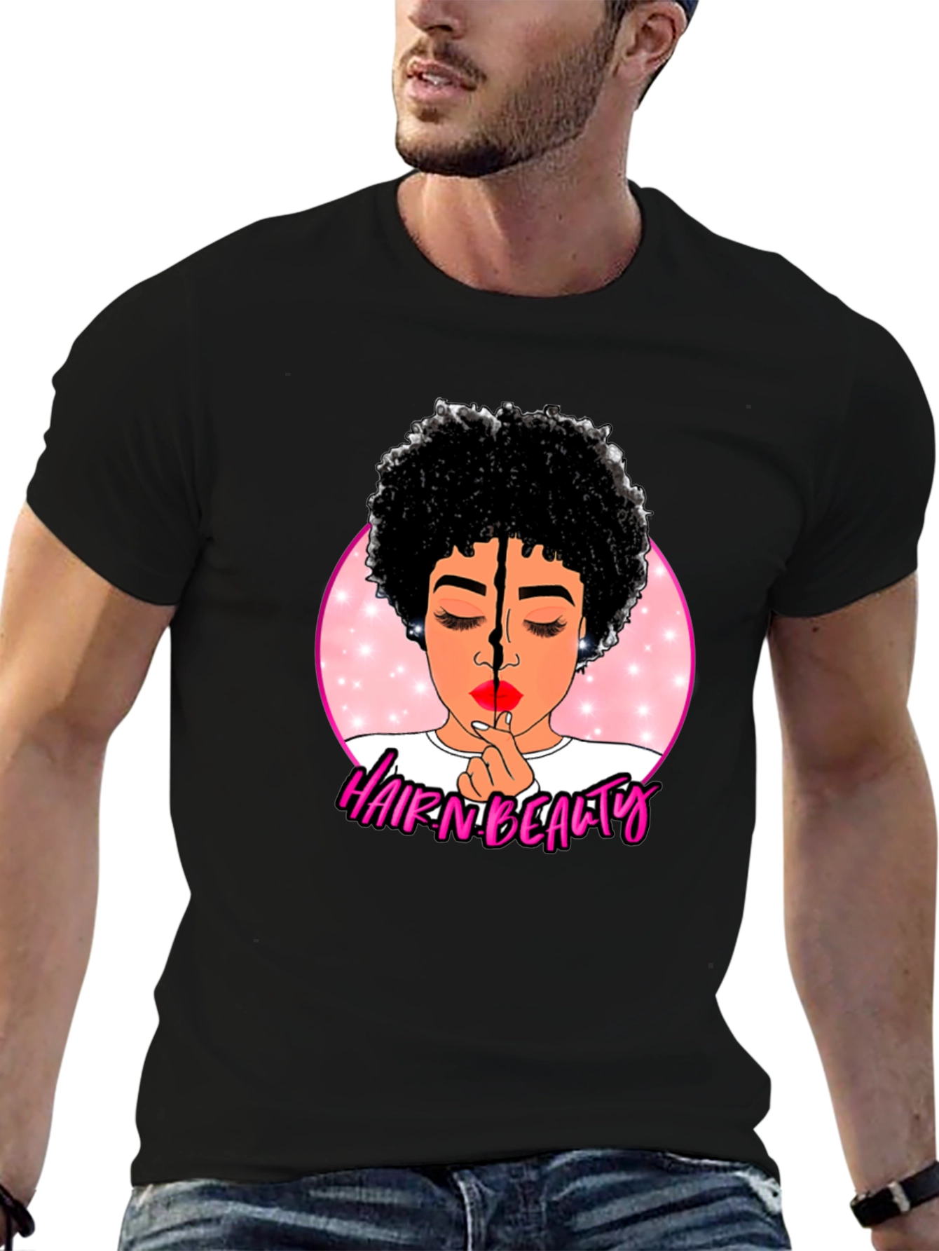 Hair and Beauty Graphic T-Shirt