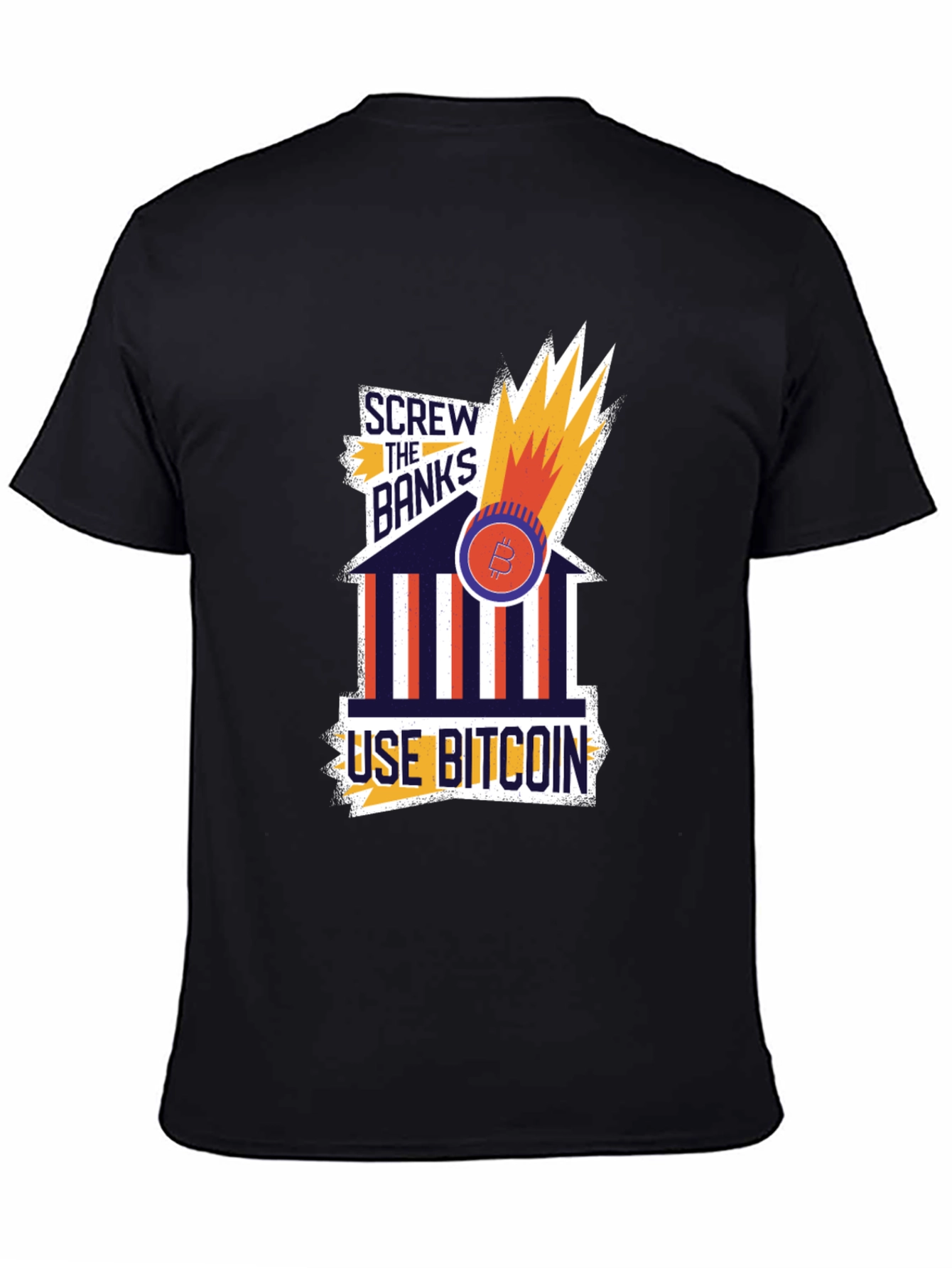 Screw the Banks Bitcoin T-Shirt