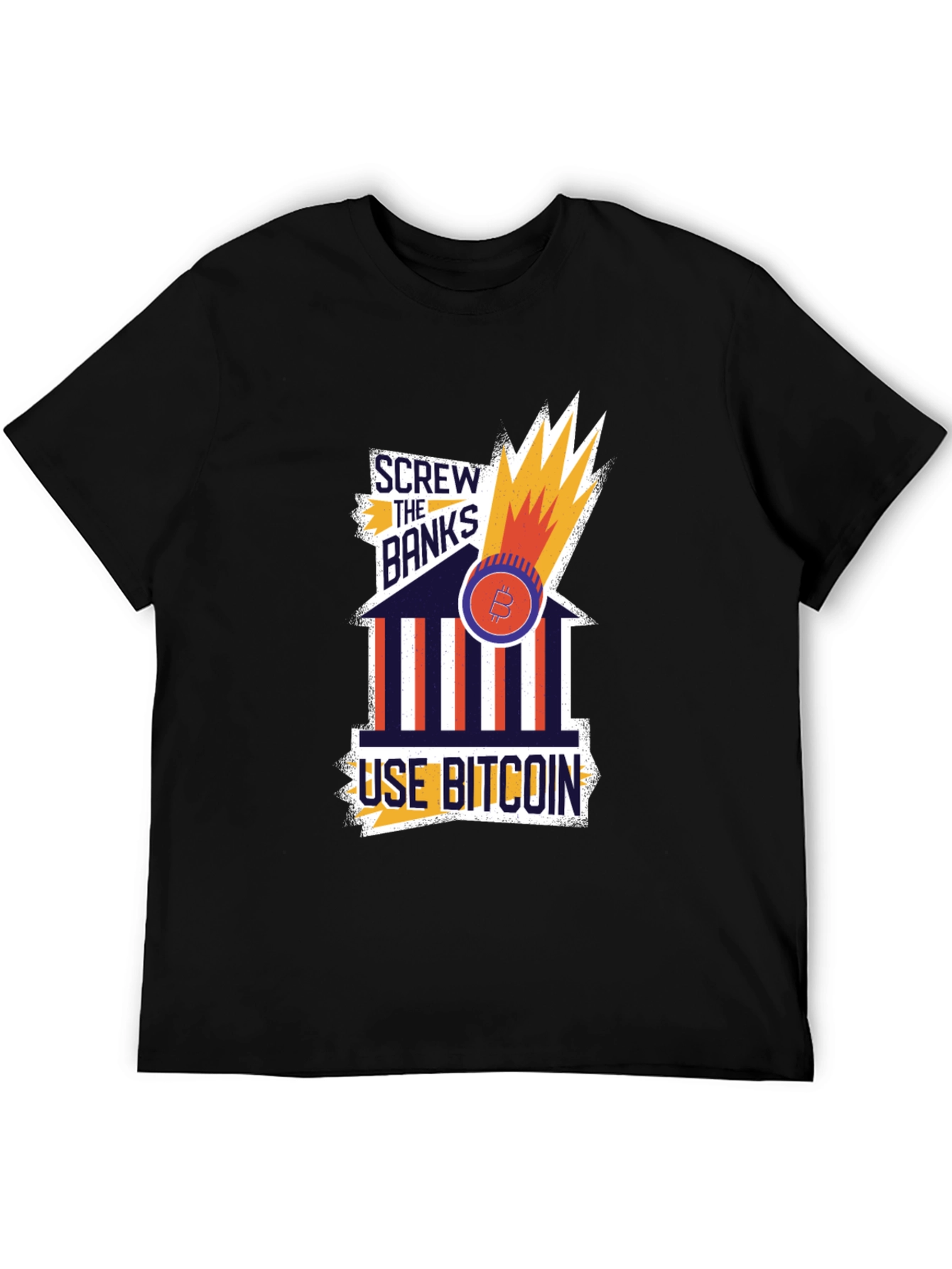 Screw the Banks Bitcoin T-Shirt