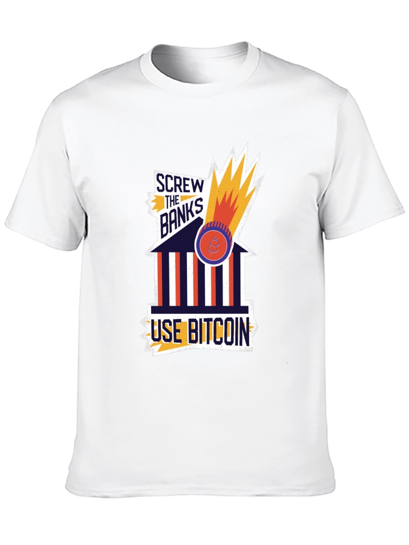 Screw the Banks Bitcoin T-Shirt