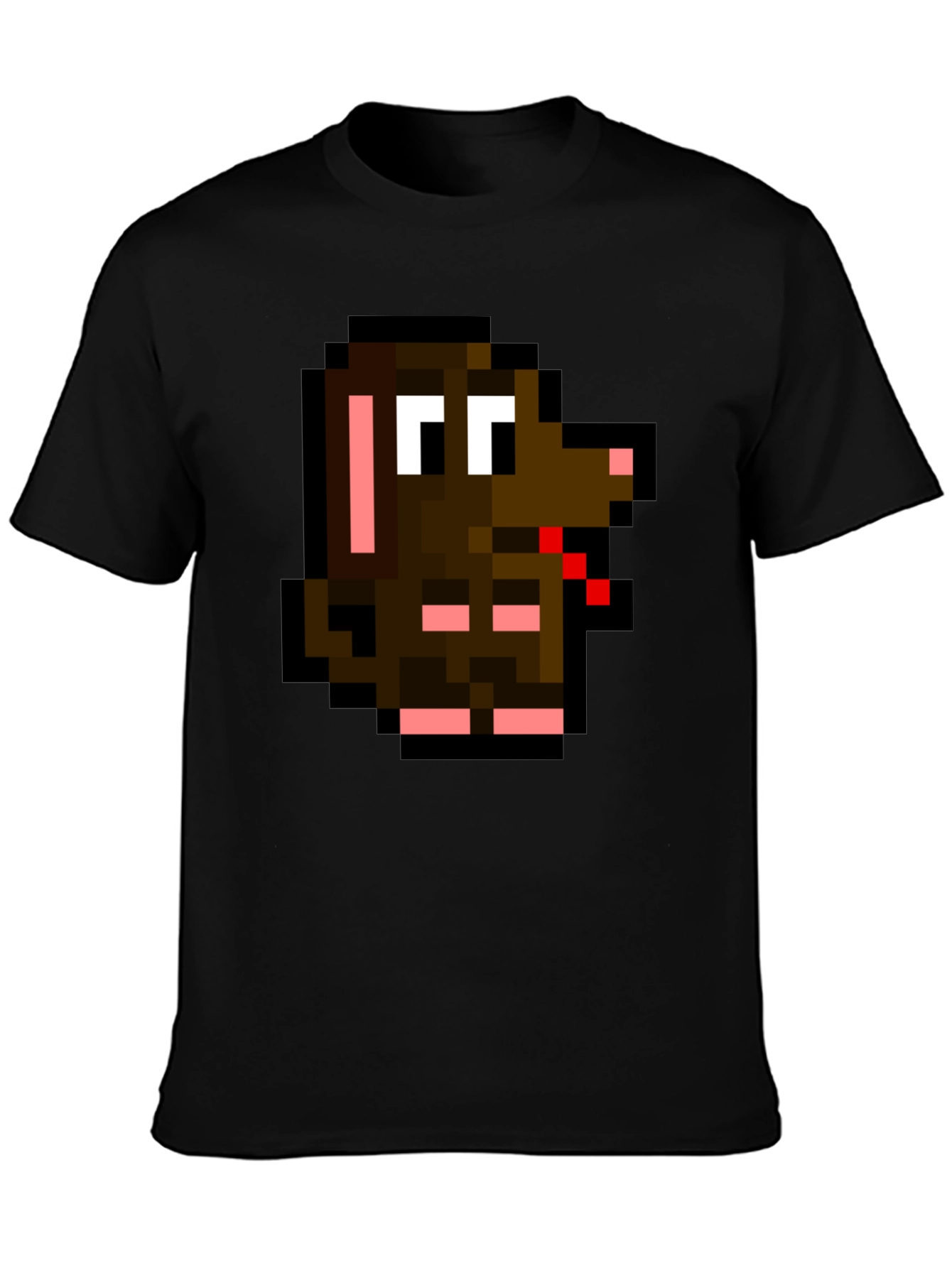Pixelated Dog T-Shirt - Retro Gaming Style!