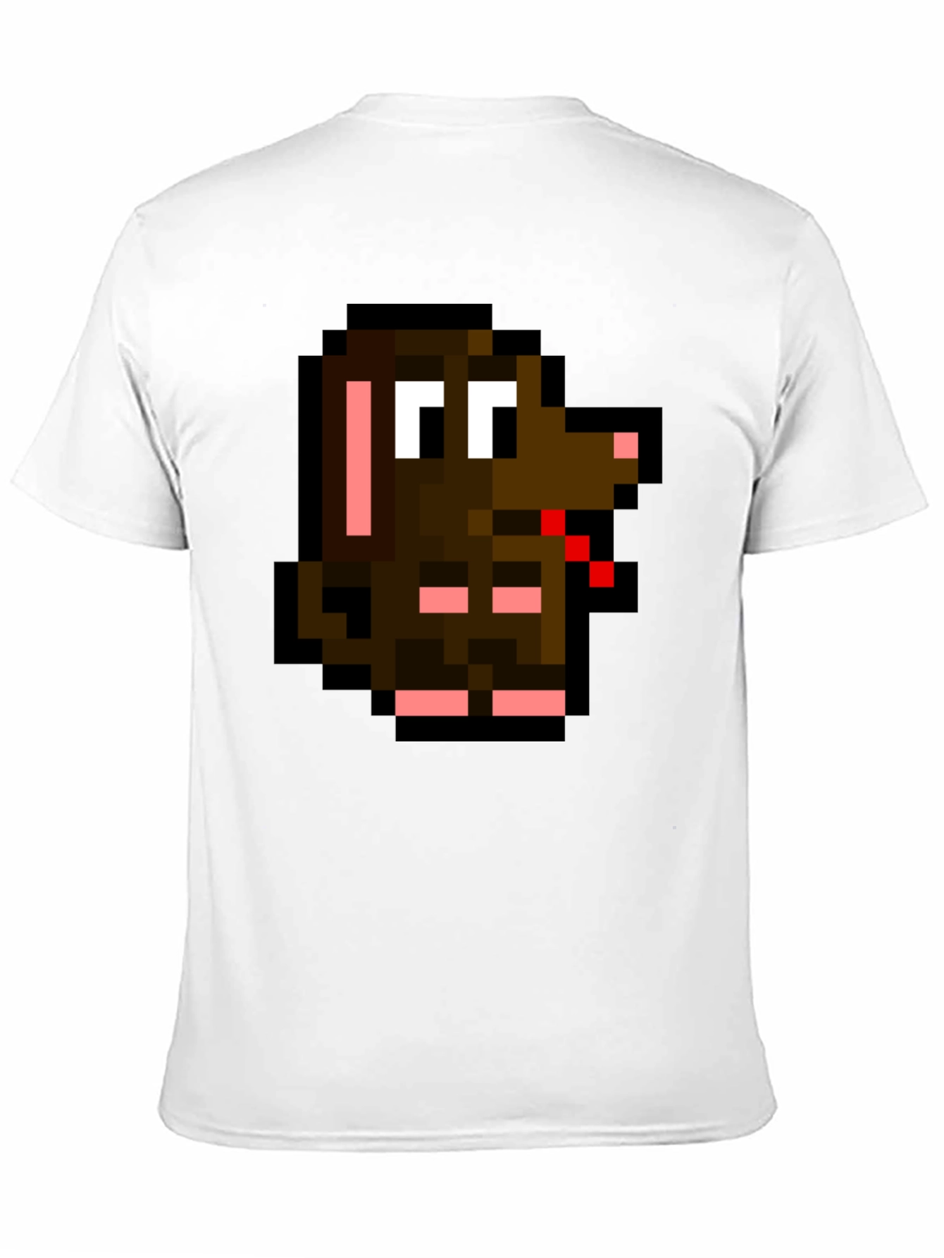Pixelated Dog T-Shirt - Retro Gaming Style!