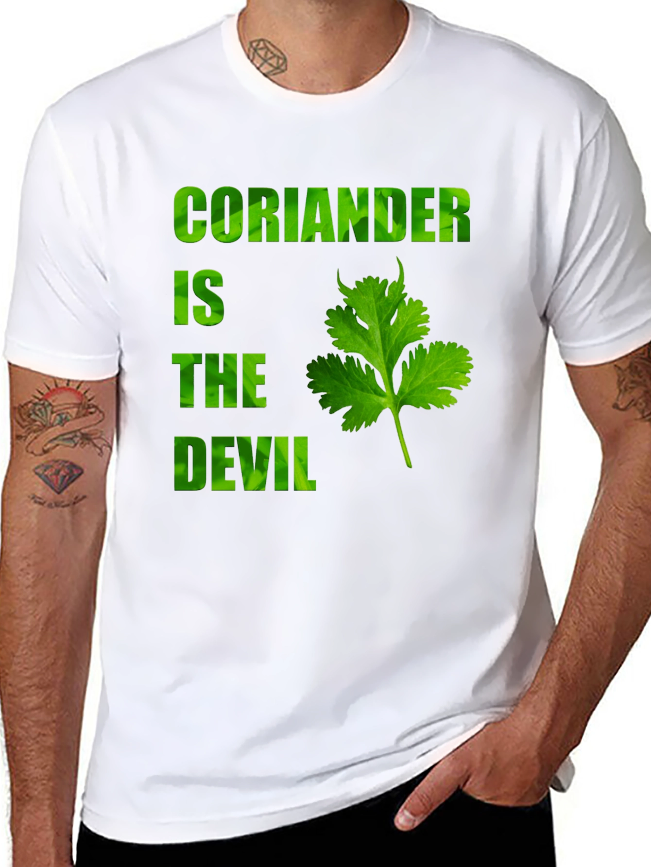 Coriander Is The Devil Novelty T-Shirt