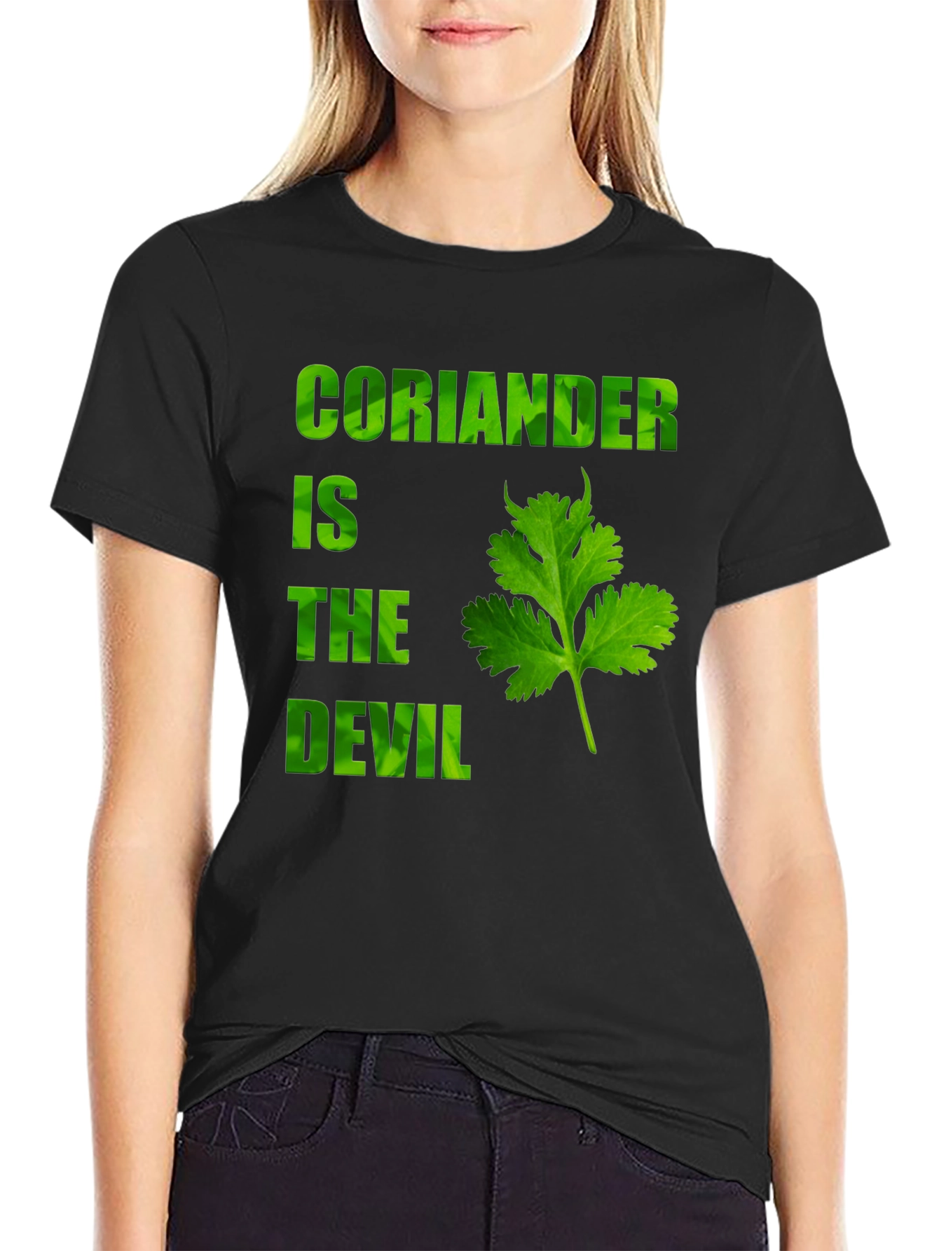 Coriander Is The Devil Novelty T-Shirt