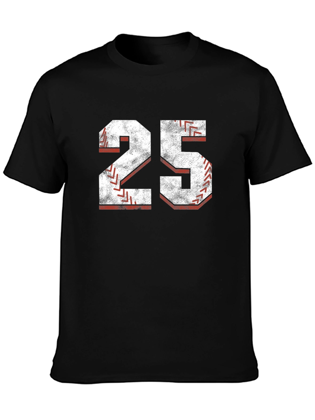 Baseball Number 25 Graphic T-Shirt
