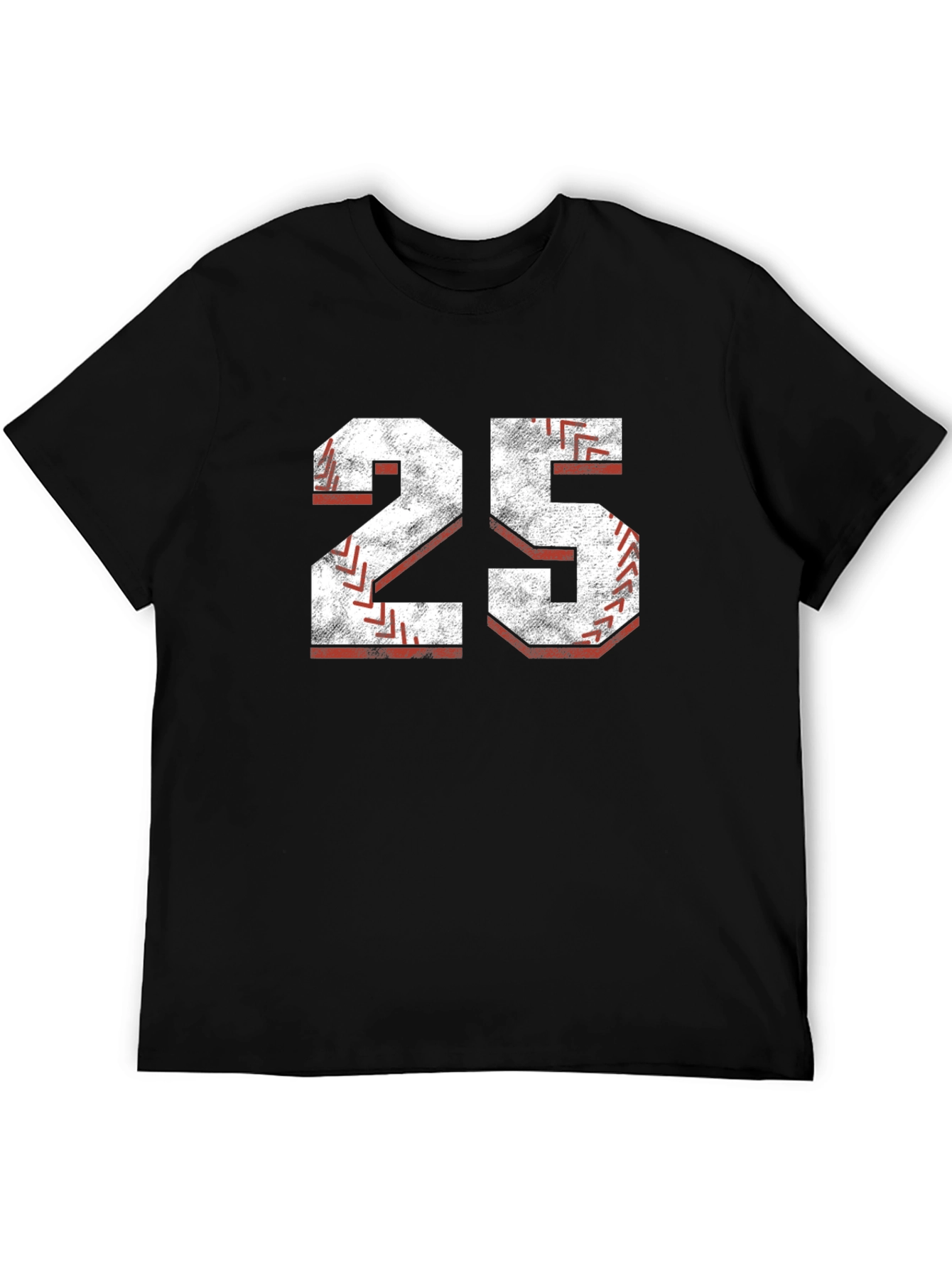 Baseball Number 25 Graphic T-Shirt