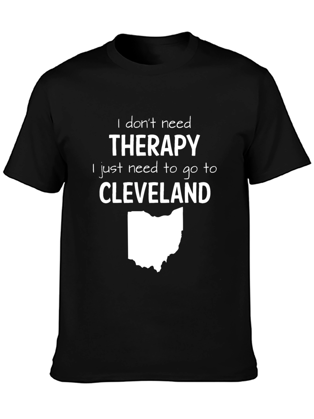 Cleveland Therapy T-Shirt - Ohio Map