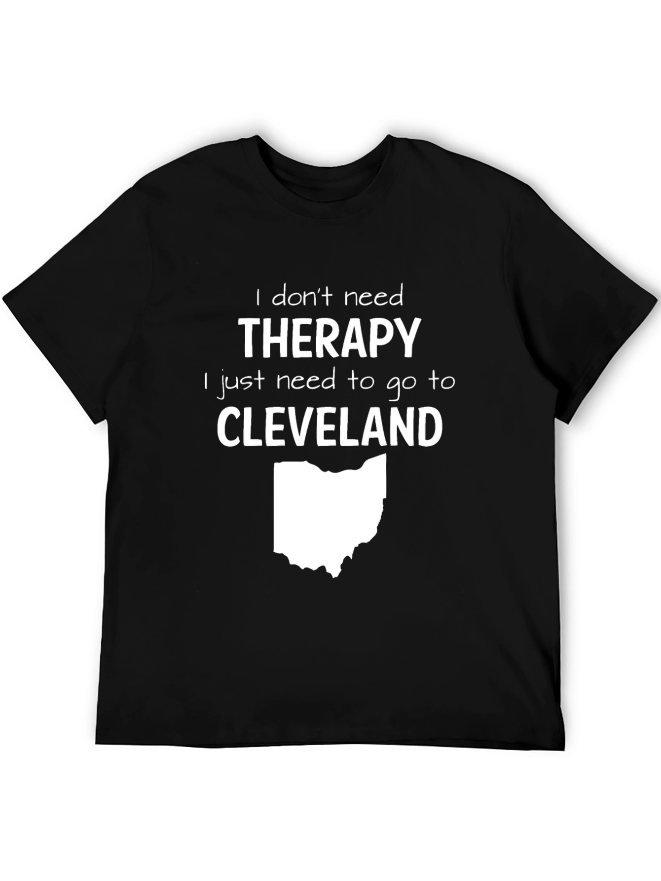 Cleveland Therapy T-Shirt - Ohio Map