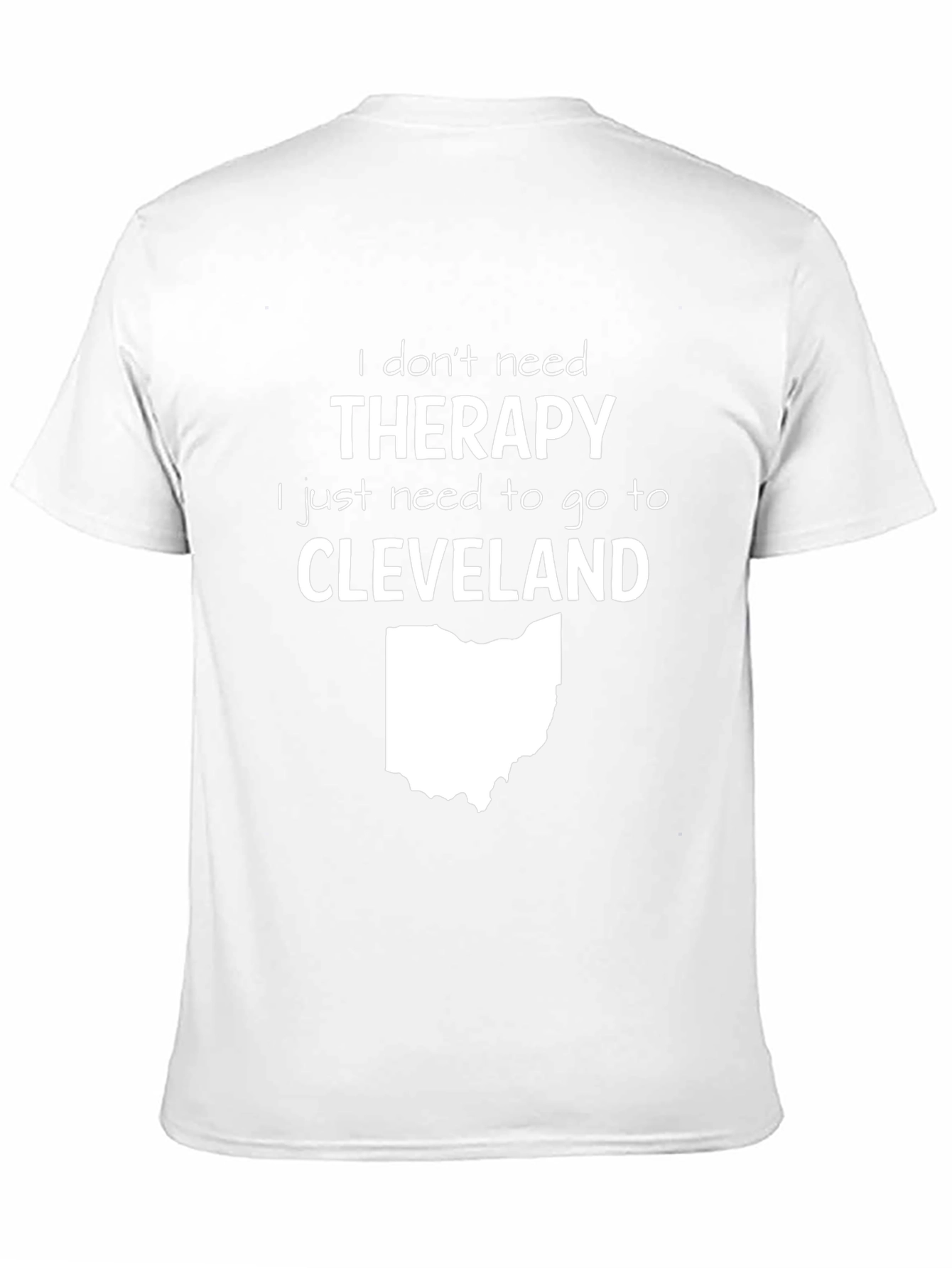 Cleveland Therapy T-Shirt - Ohio Map