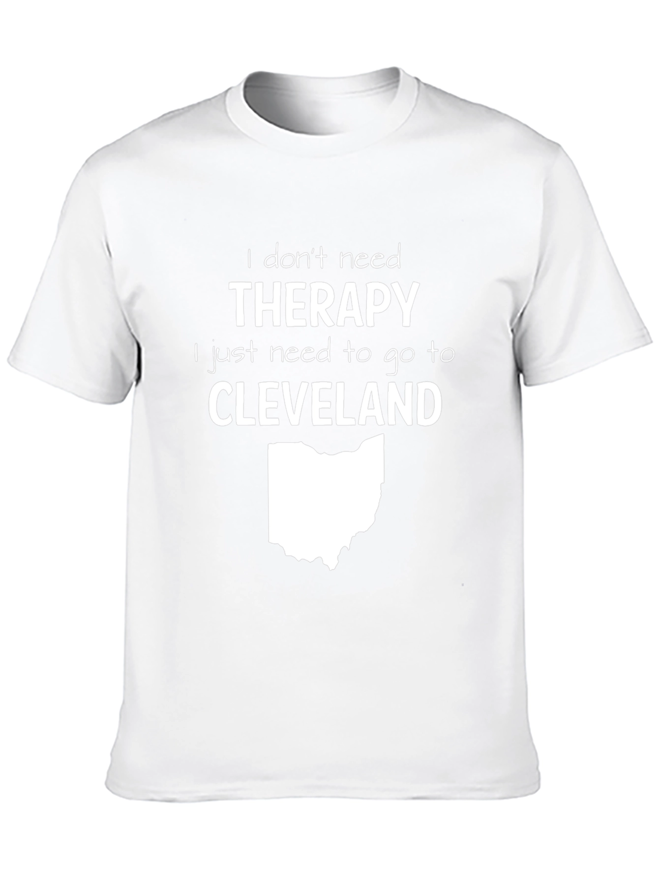 Cleveland Therapy T-Shirt - Ohio Map