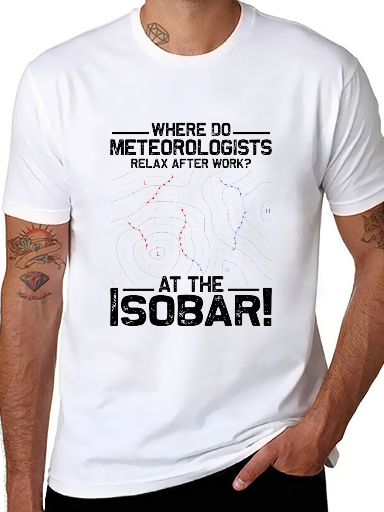 Meteorologist Isobar T-Shirt - Funny Weather Pun