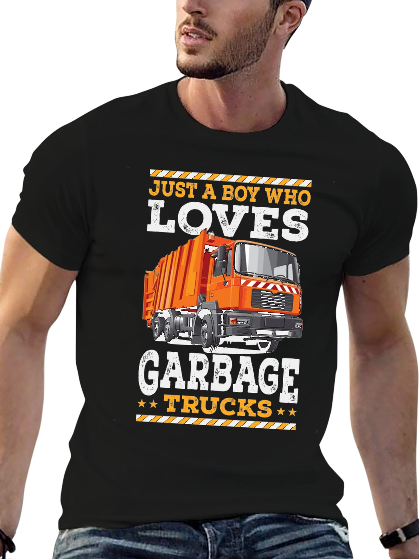 Boy Who Loves Garbage Trucks T-Shirt