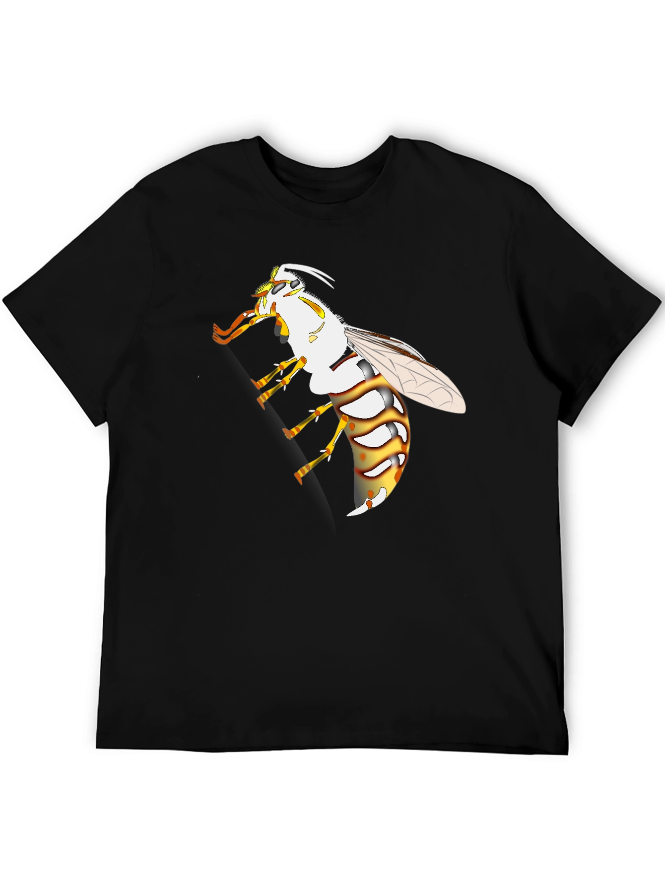 Wasp Graphic Black T-Shirt