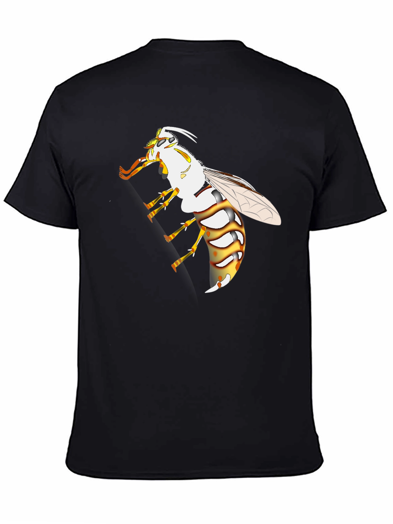 Wasp Graphic Black T-Shirt